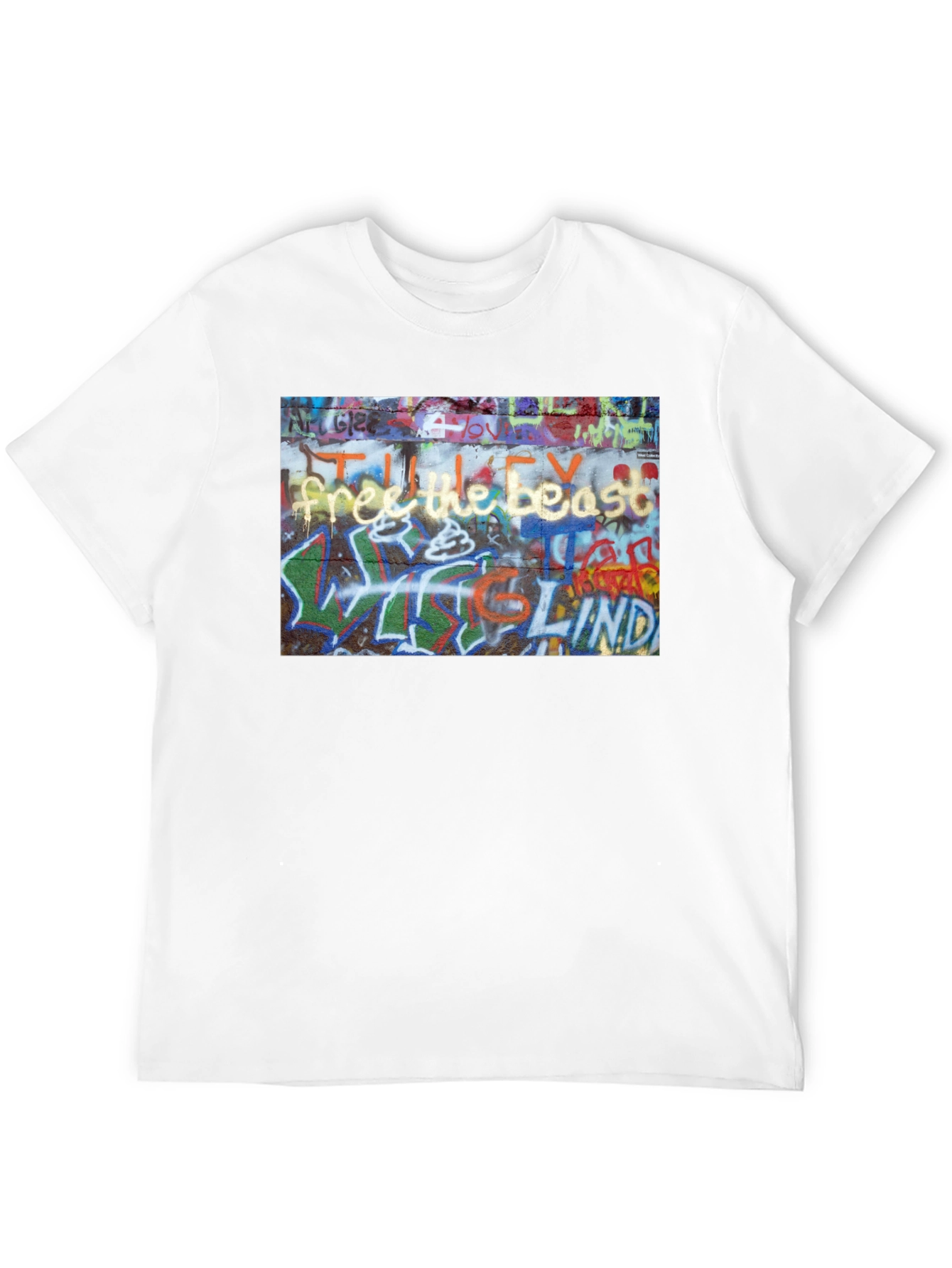 Graffiti Art Black T-Shirt
