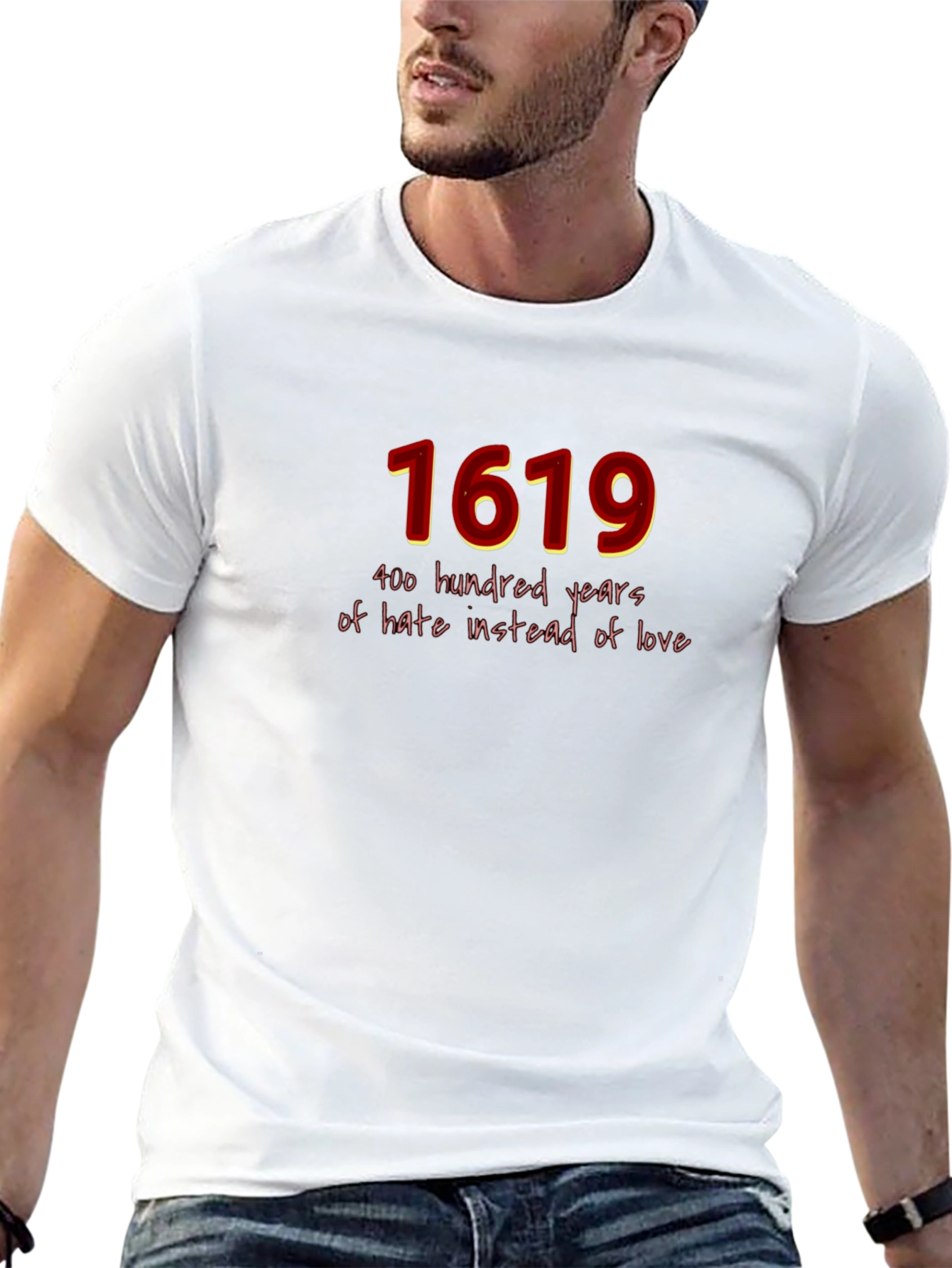 1619 Hate Instead of Love Graphic T-Shirt