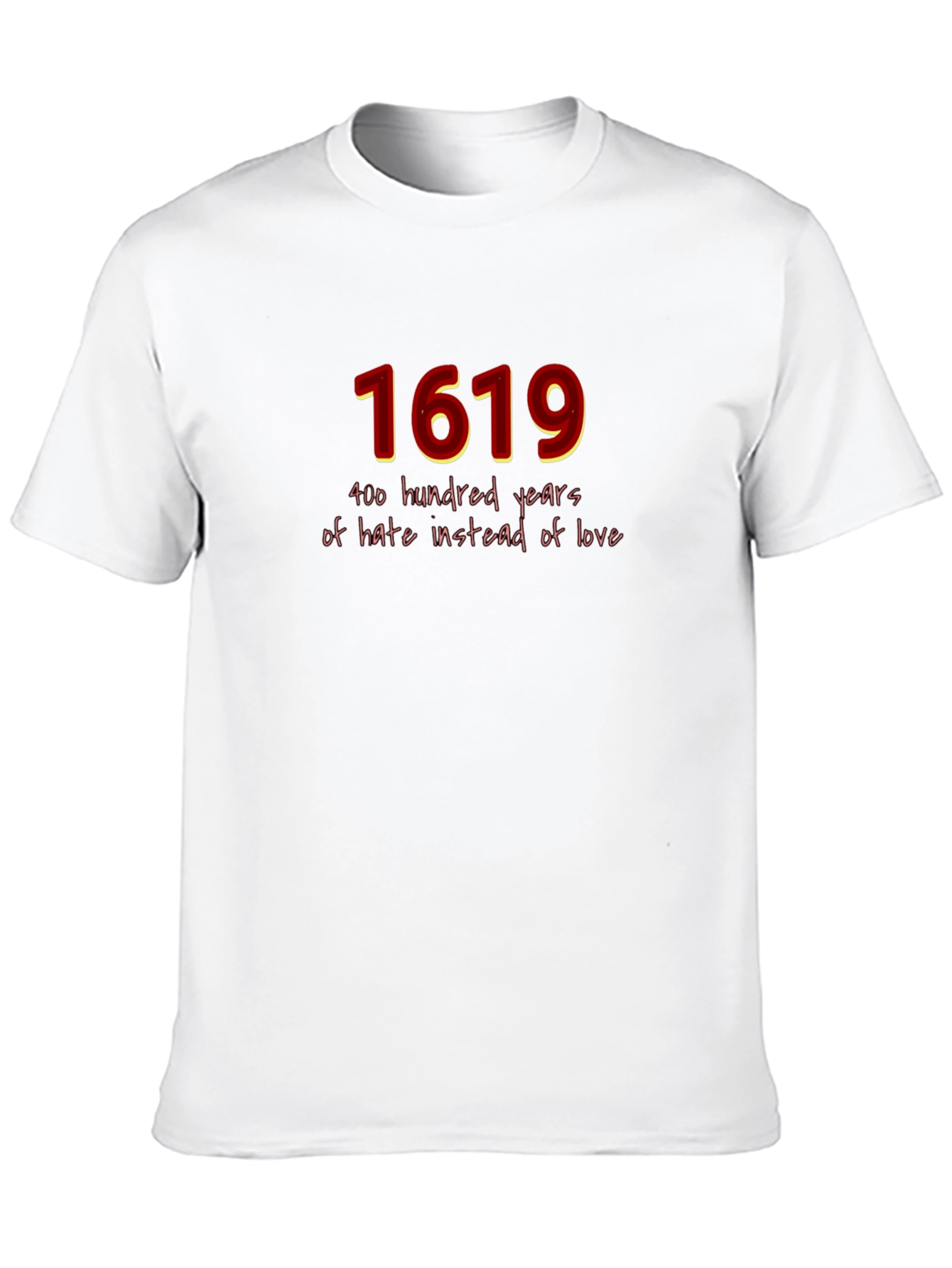 1619 Hate Instead of Love Graphic T-Shirt