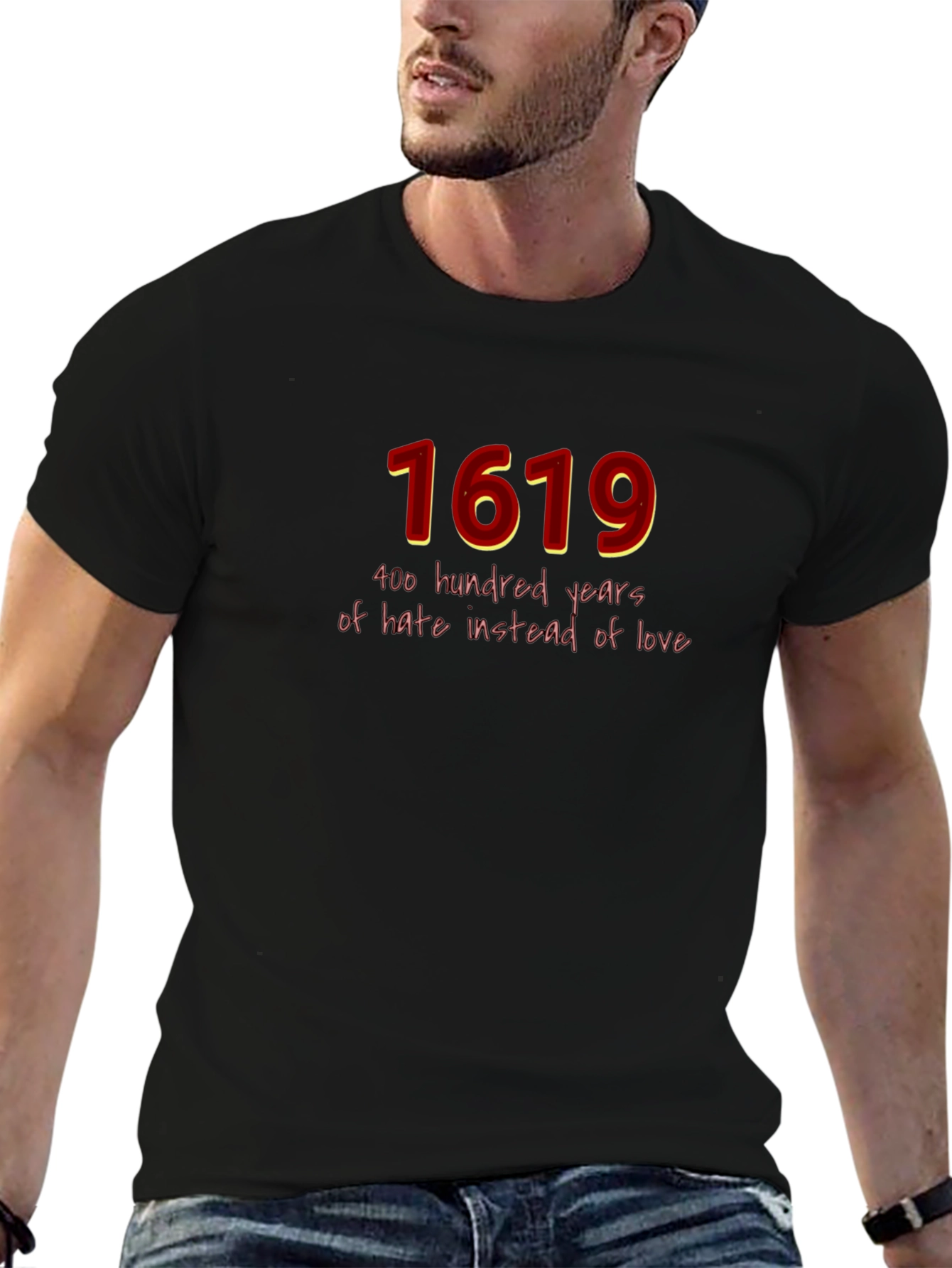 1619 Hate Instead of Love Graphic T-Shirt