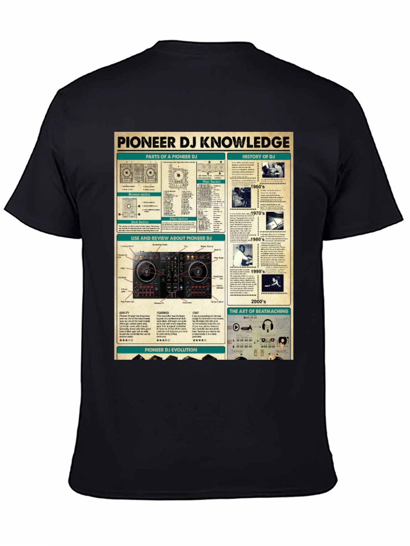 Pioneer DJ Knowledge T-Shirt - Music Lovers Tee