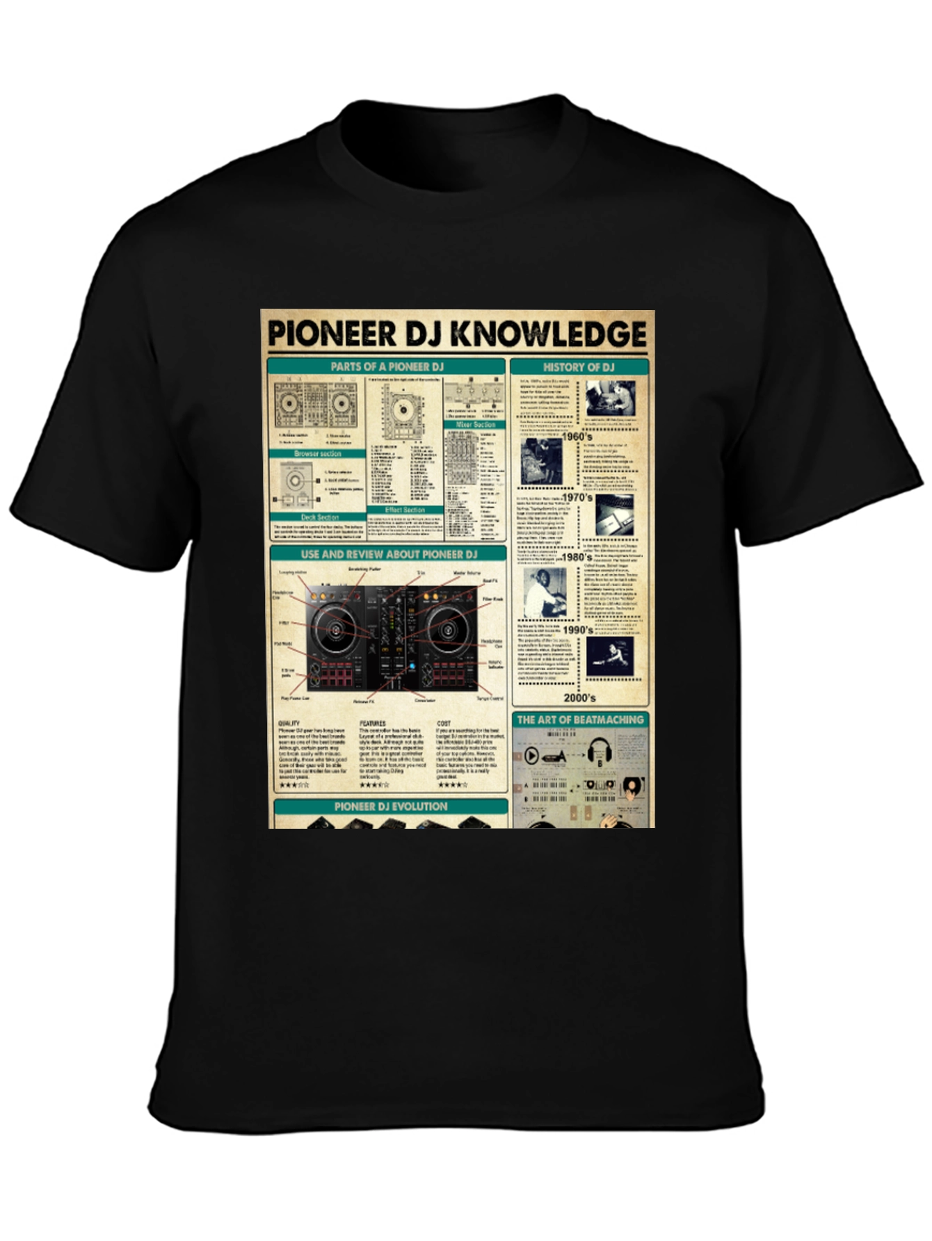 Pioneer DJ Knowledge T-Shirt - Music Lovers Tee