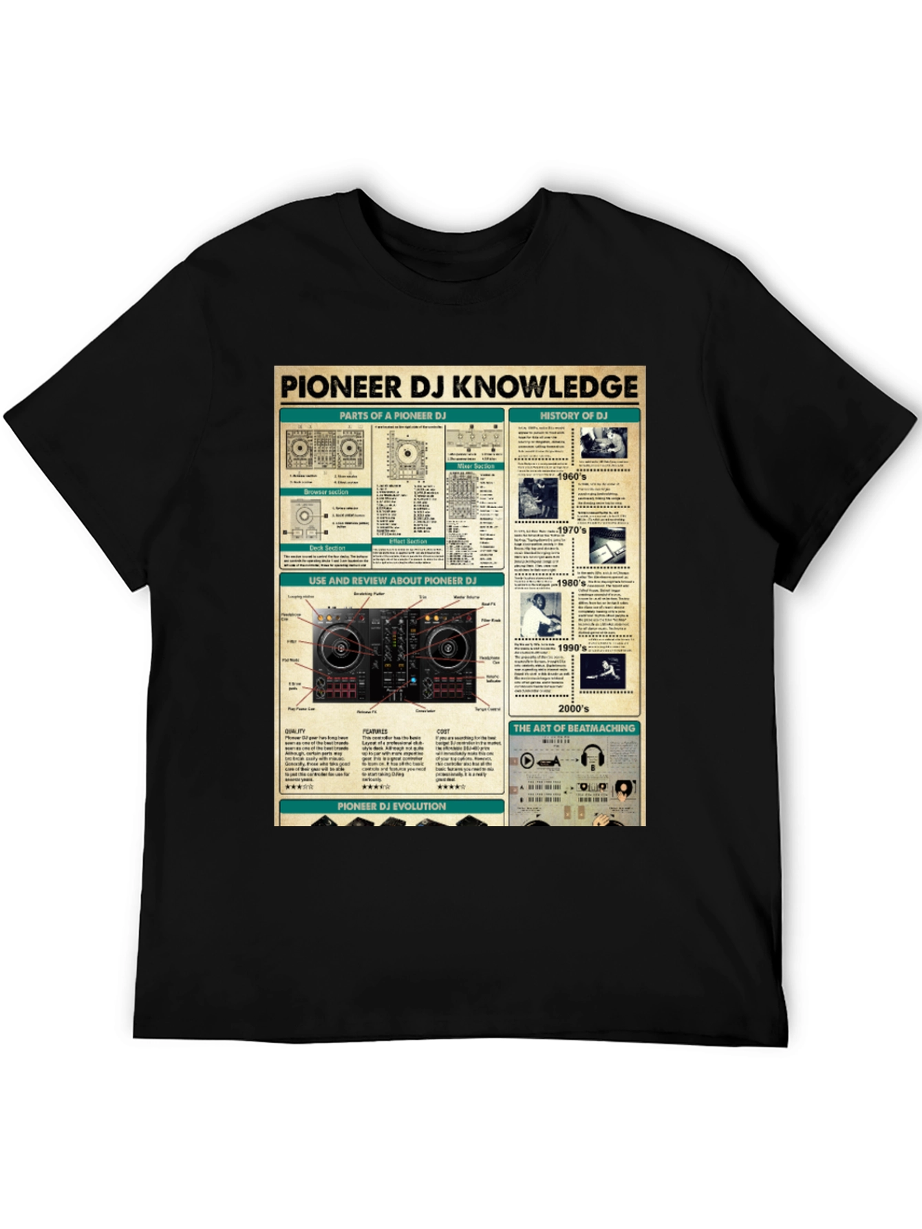Pioneer DJ Knowledge T-Shirt - Music Lovers Tee