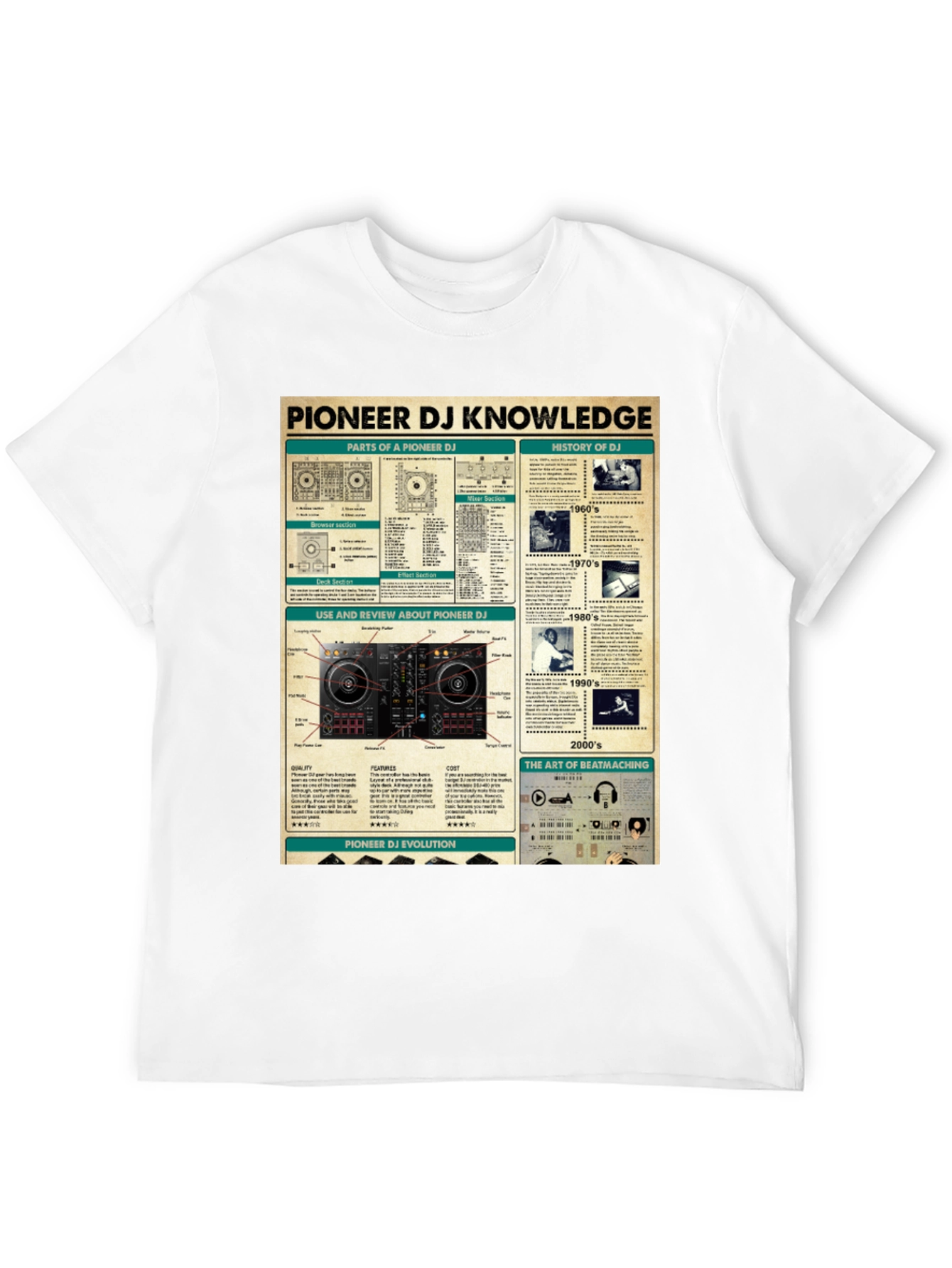 Pioneer DJ Knowledge T-Shirt - Music Lovers Tee