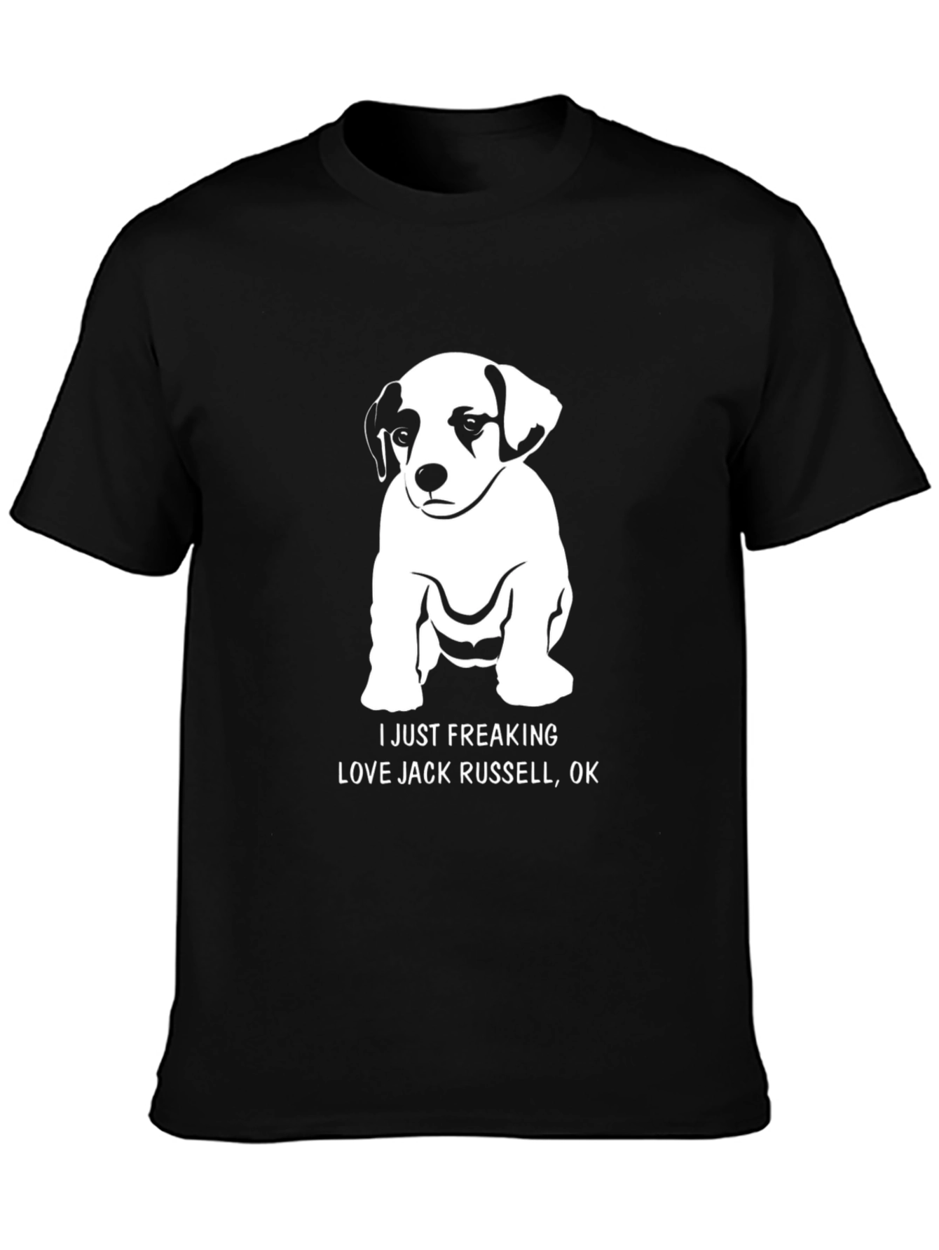 Jack Russell Lover Black T-Shirt