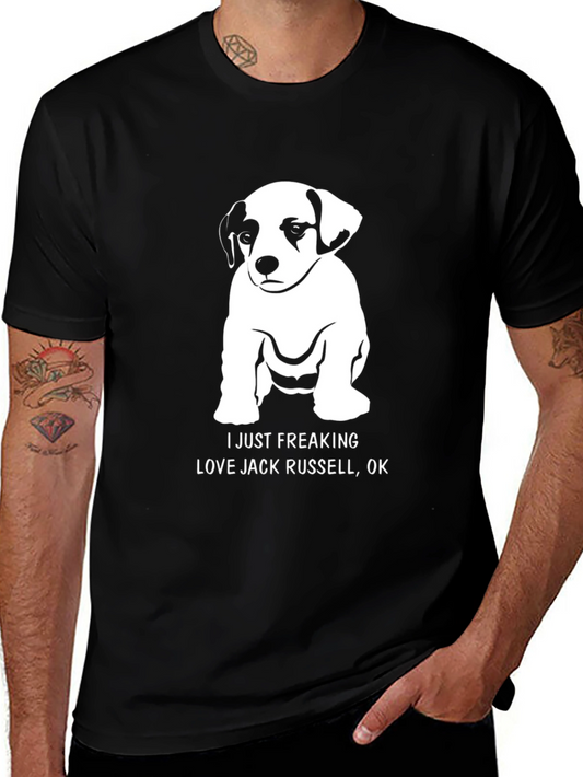 Jack Russell Lover Black T-Shirt