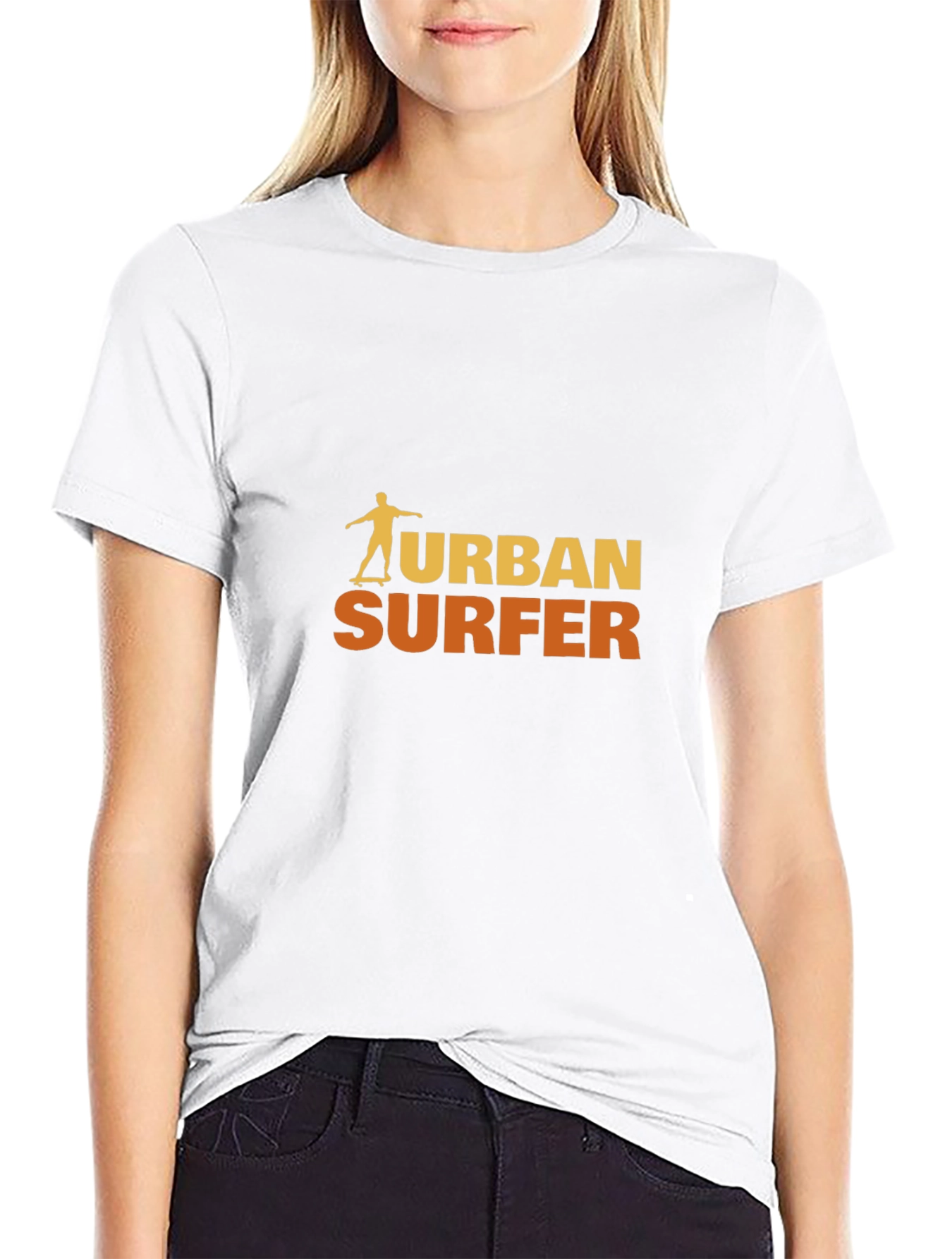 Urban Surfer Graphic Tee - Black
