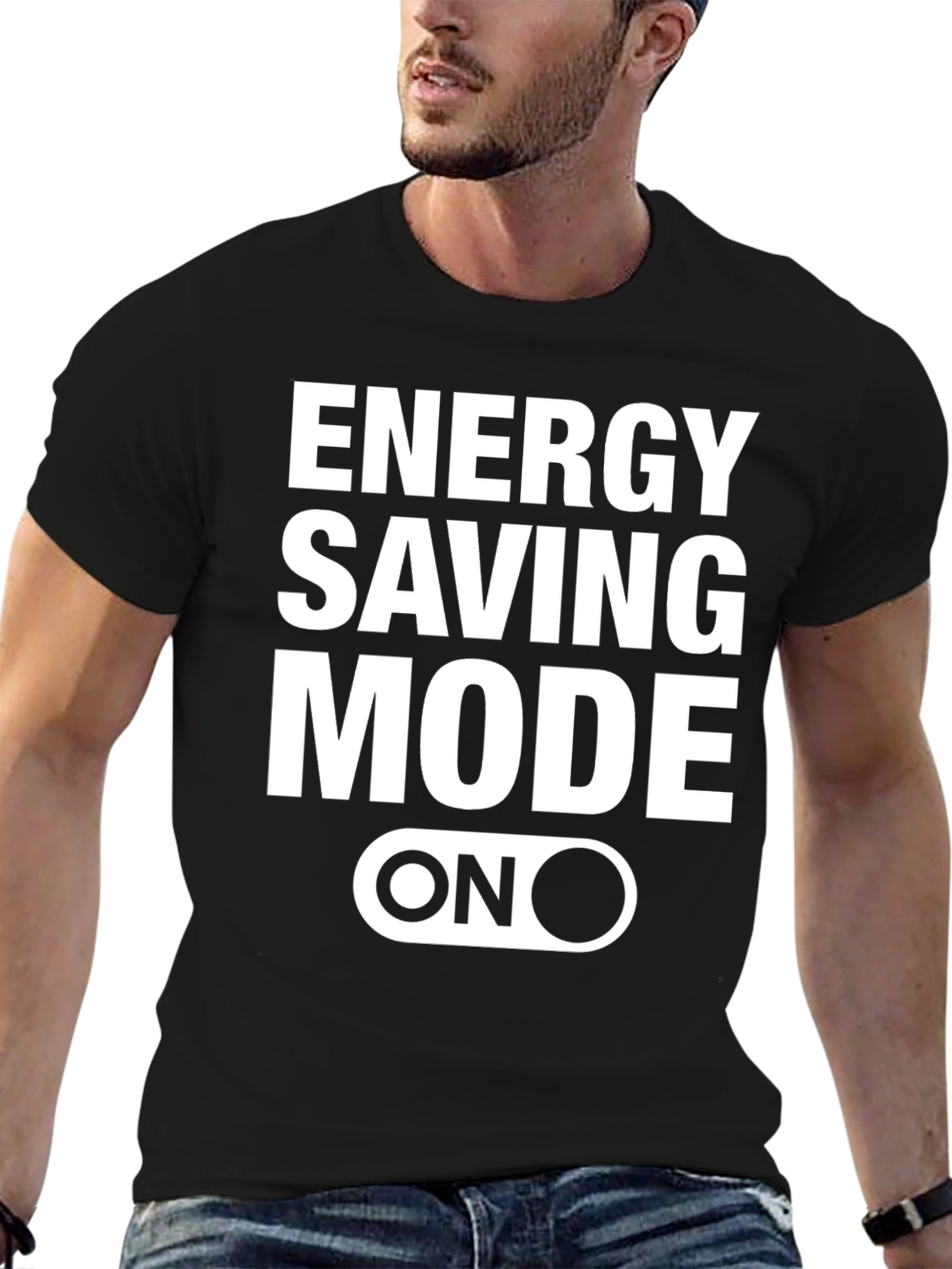 Energy Saving Mode On Graphic Tee