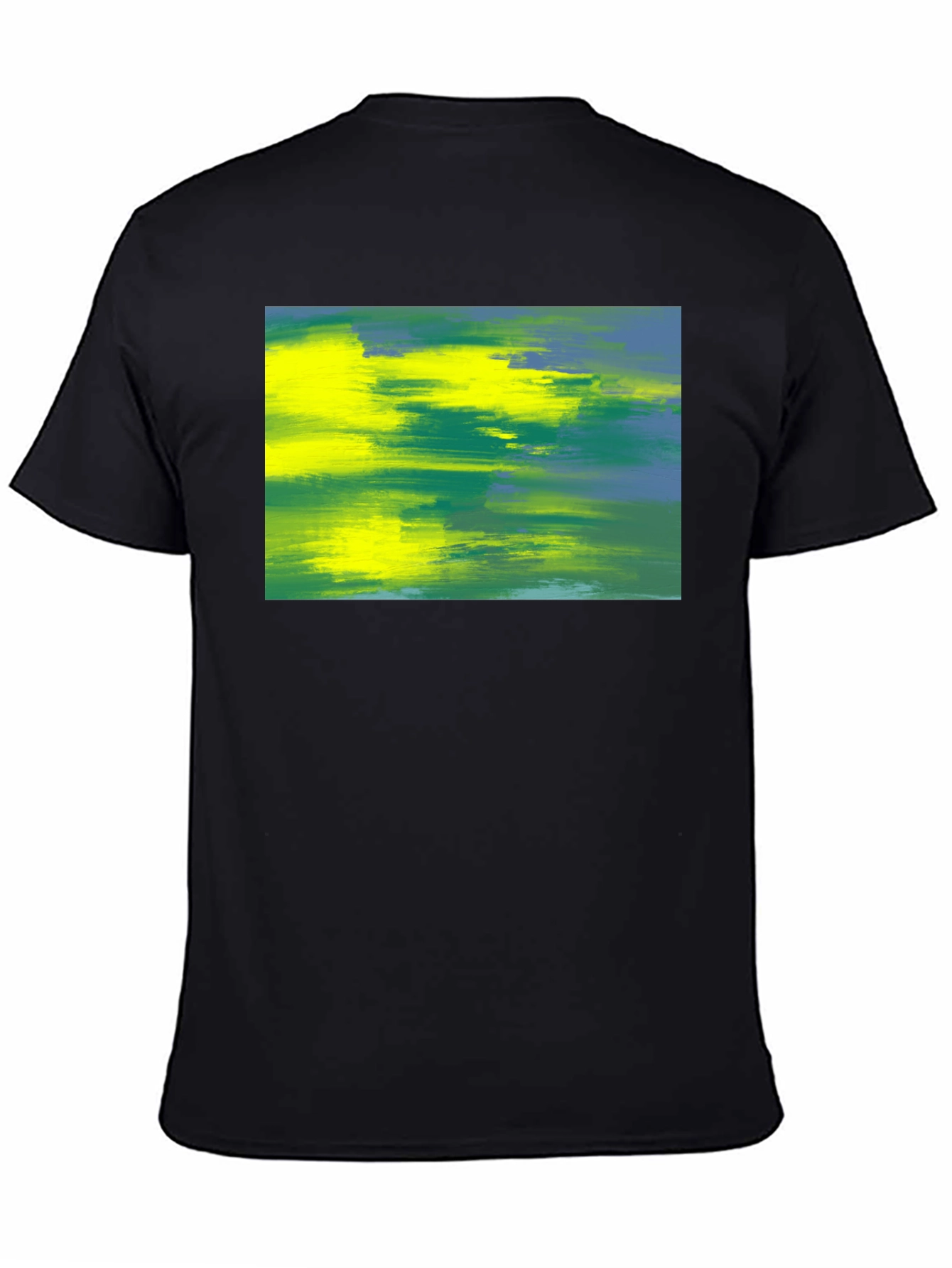 Abstract Art Tee - Vivid Brushstrokes Soft Cotton