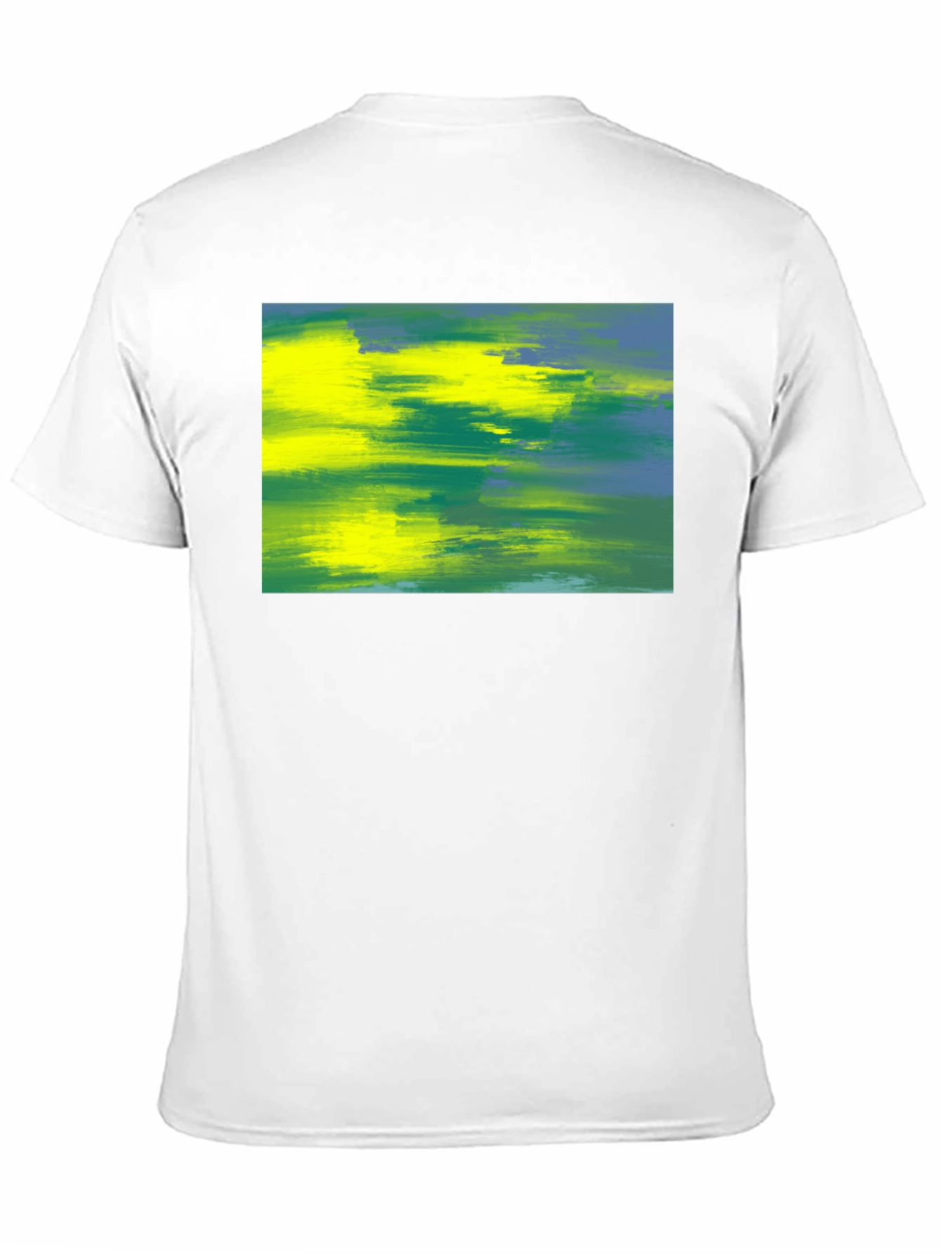 Abstract Art Tee - Vivid Brushstrokes Soft Cotton