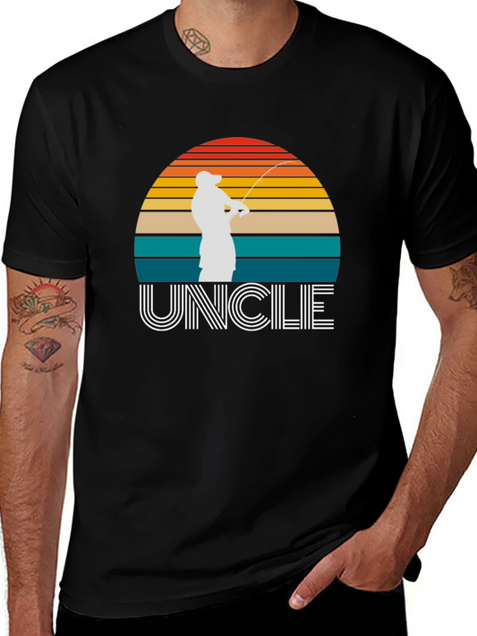 Retro Fishing Uncle T-Shirt