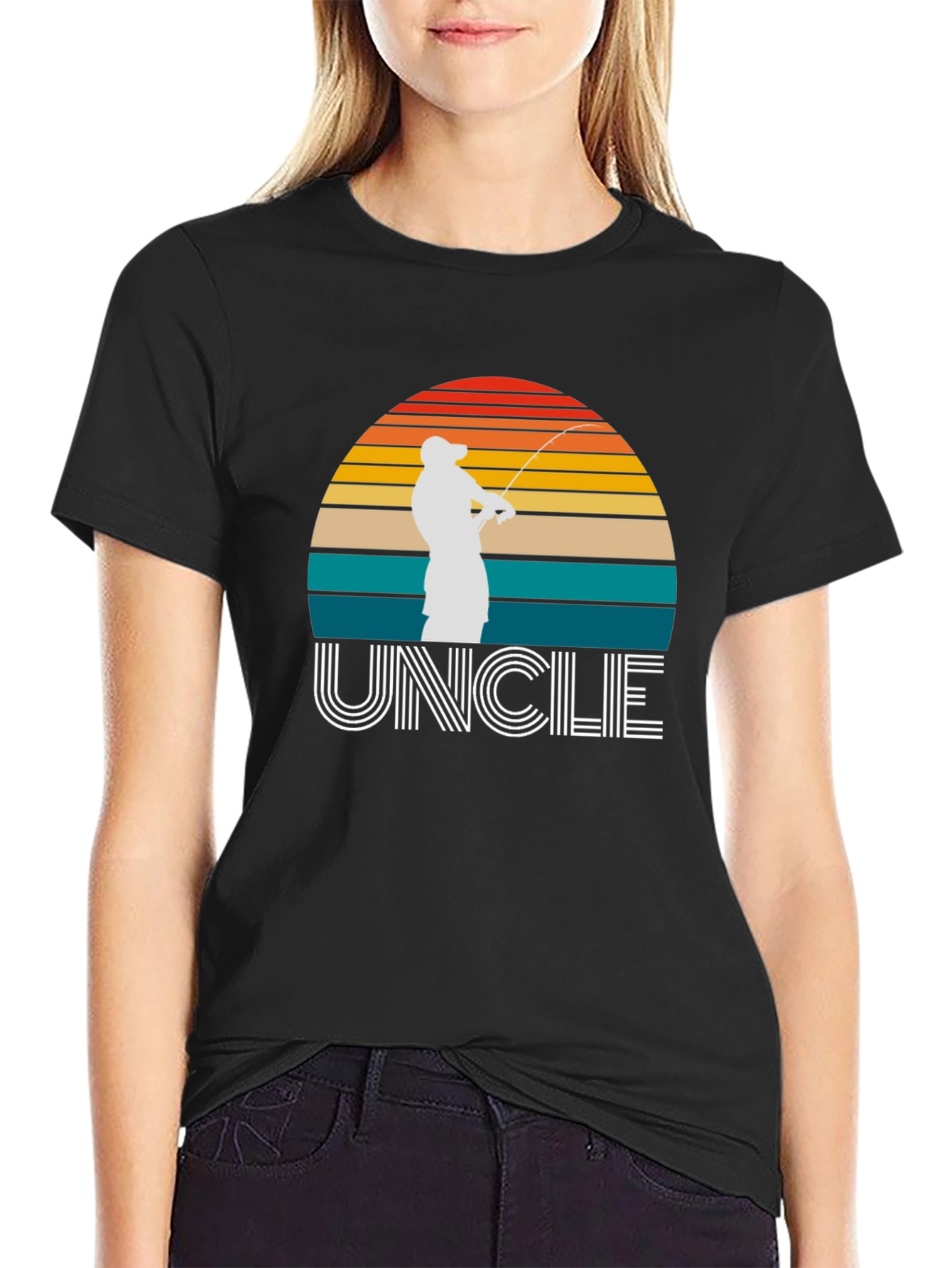 Retro Fishing Uncle T-Shirt