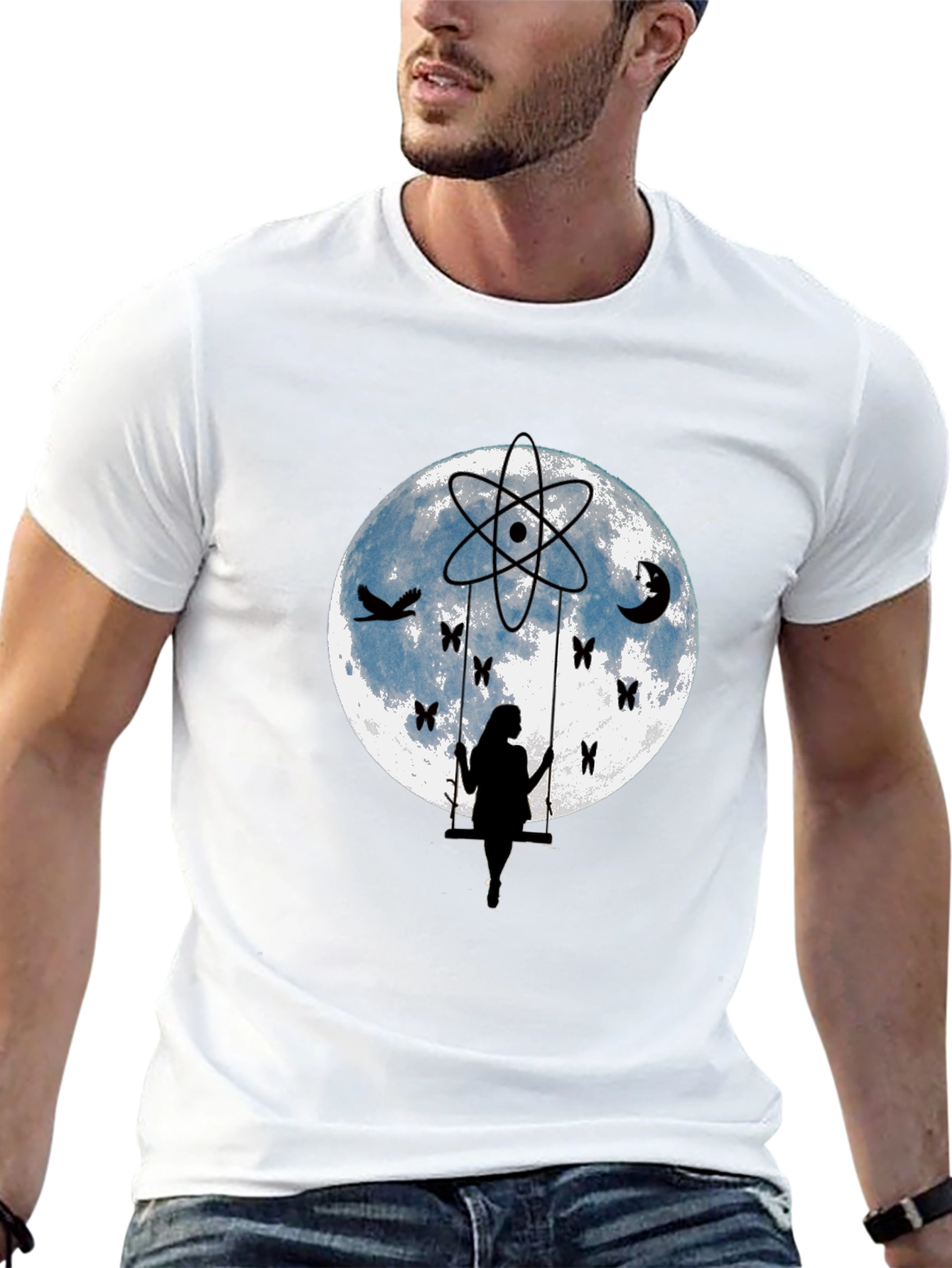 Moon Swing Graphic T-Shirt