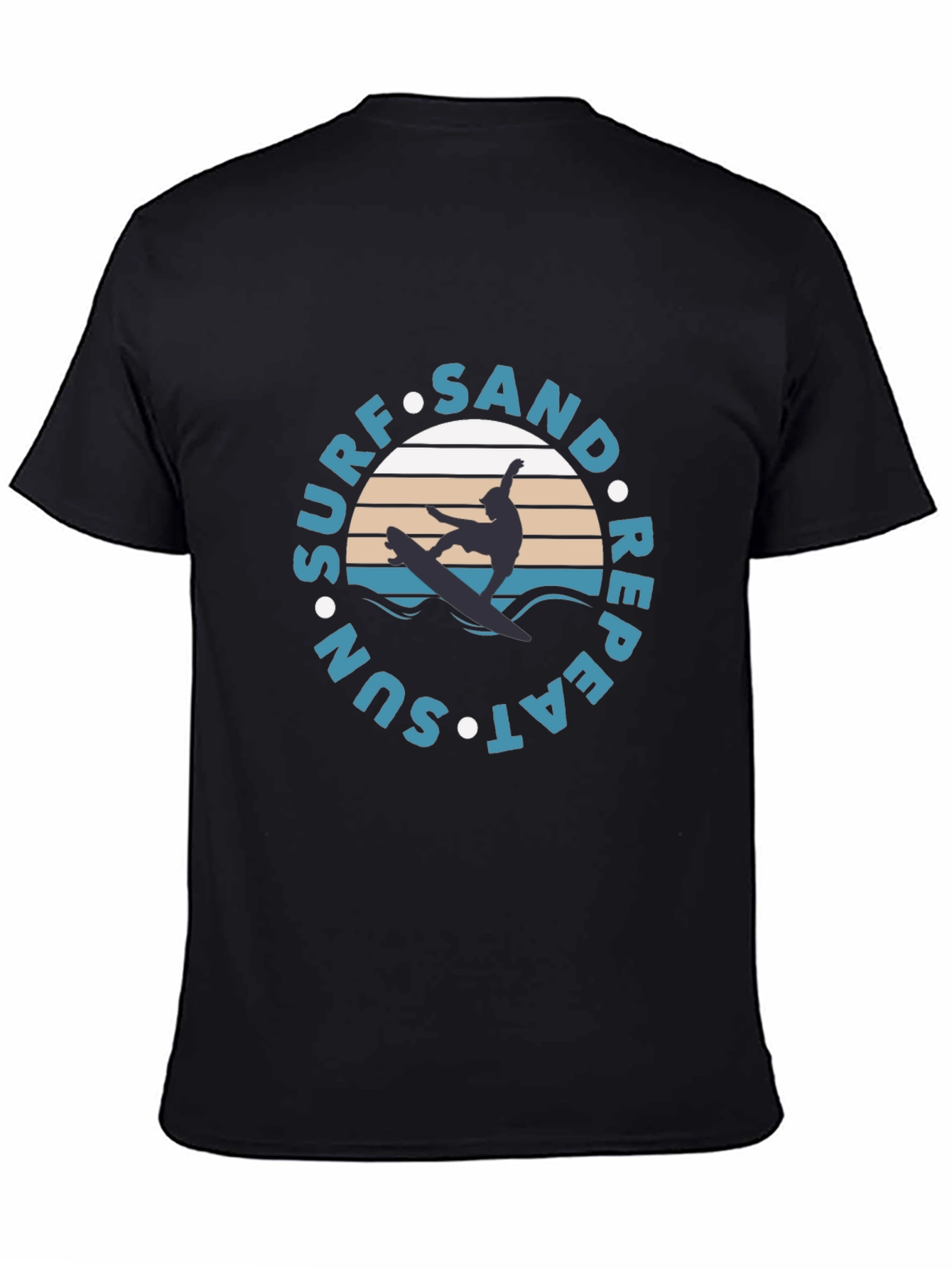 Surf Sand Sun Repeat Graphic Tee