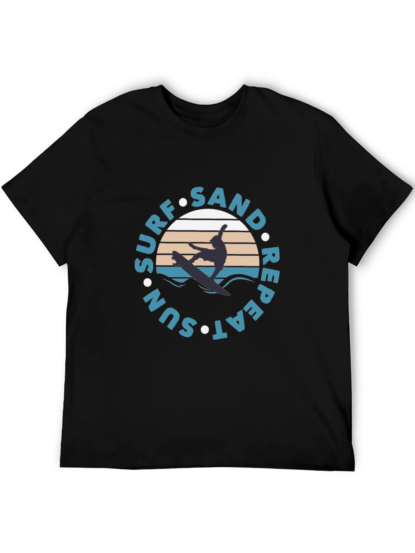 Surf Sand Sun Repeat Graphic Tee