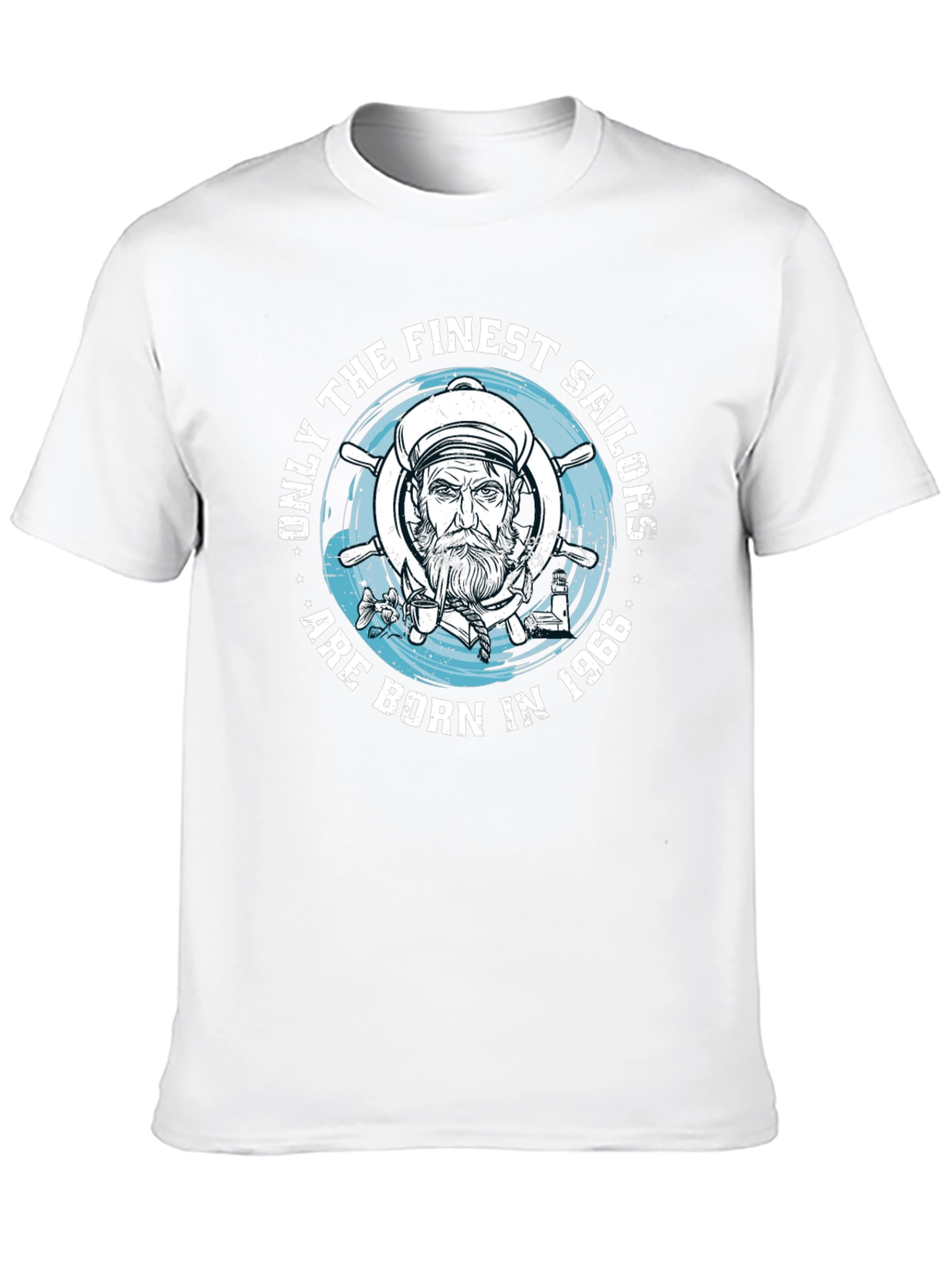 Finest Sailors Born in 1966 Black T-Shirt