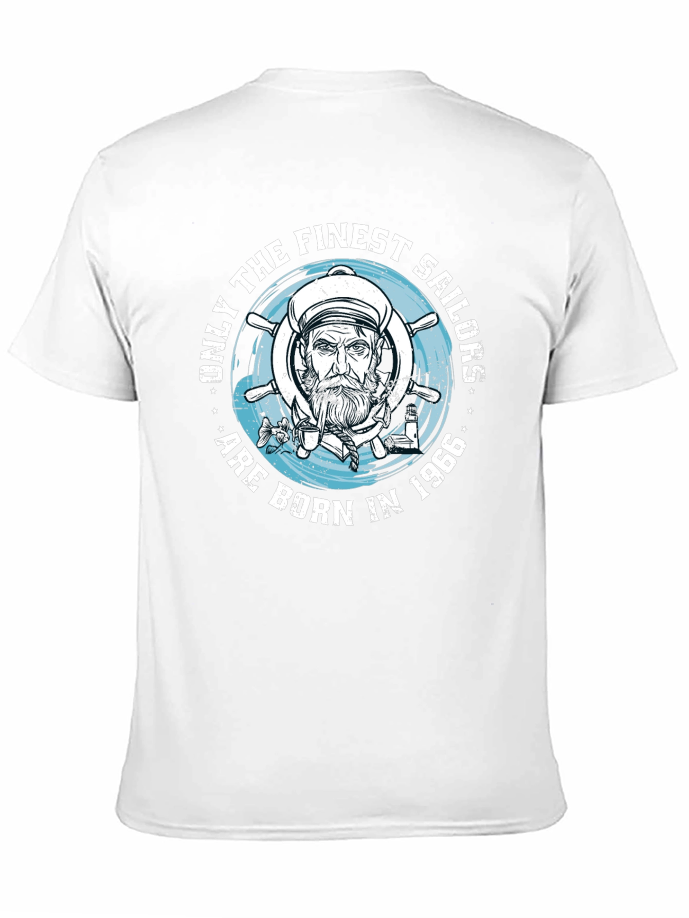 Finest Sailors Born in 1966 Black T-Shirt