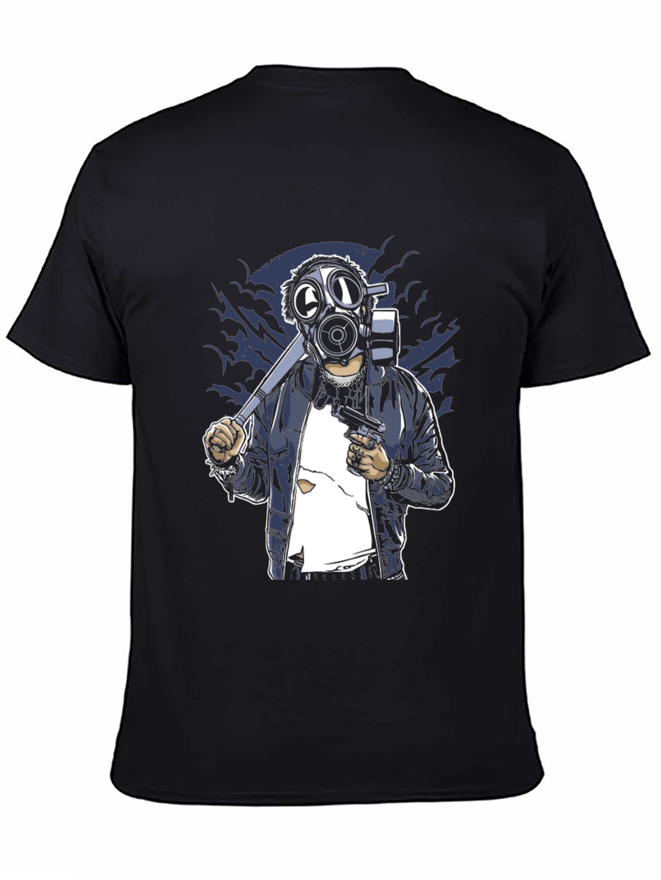 Gas Mask Graphic Tee - Unique Streetwear Style