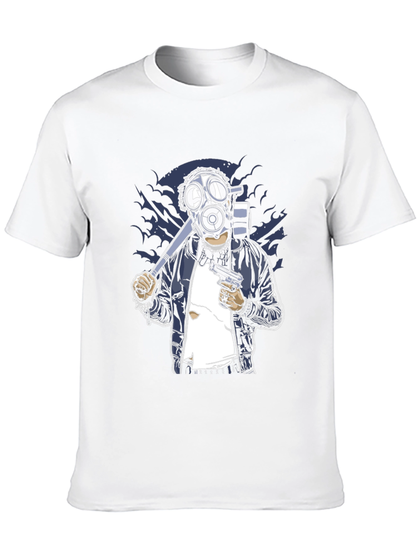 Gas Mask Graphic Tee - Unique Streetwear Style