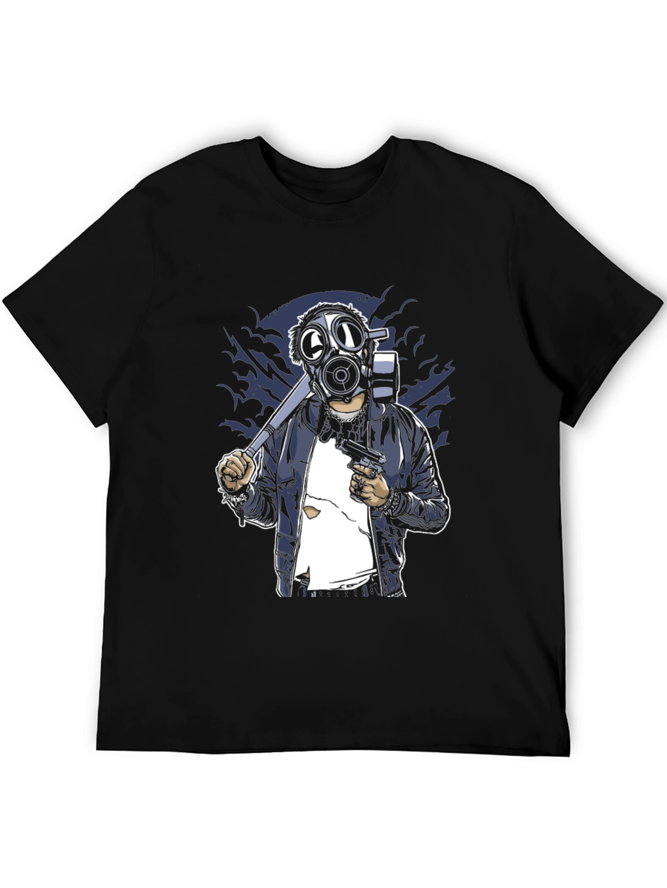 Gas Mask Graphic Tee - Unique Streetwear Style