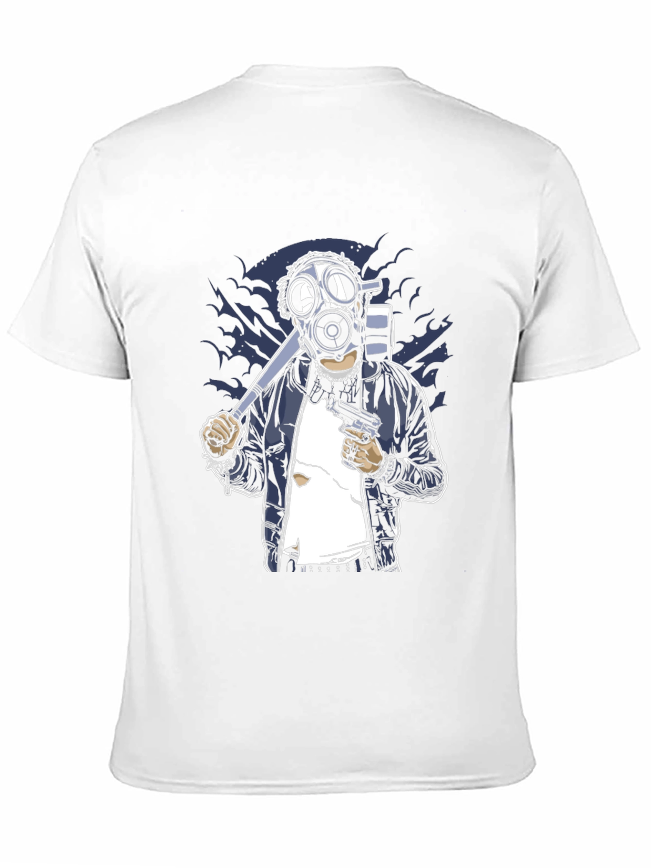 Gas Mask Graphic Tee - Unique Streetwear Style