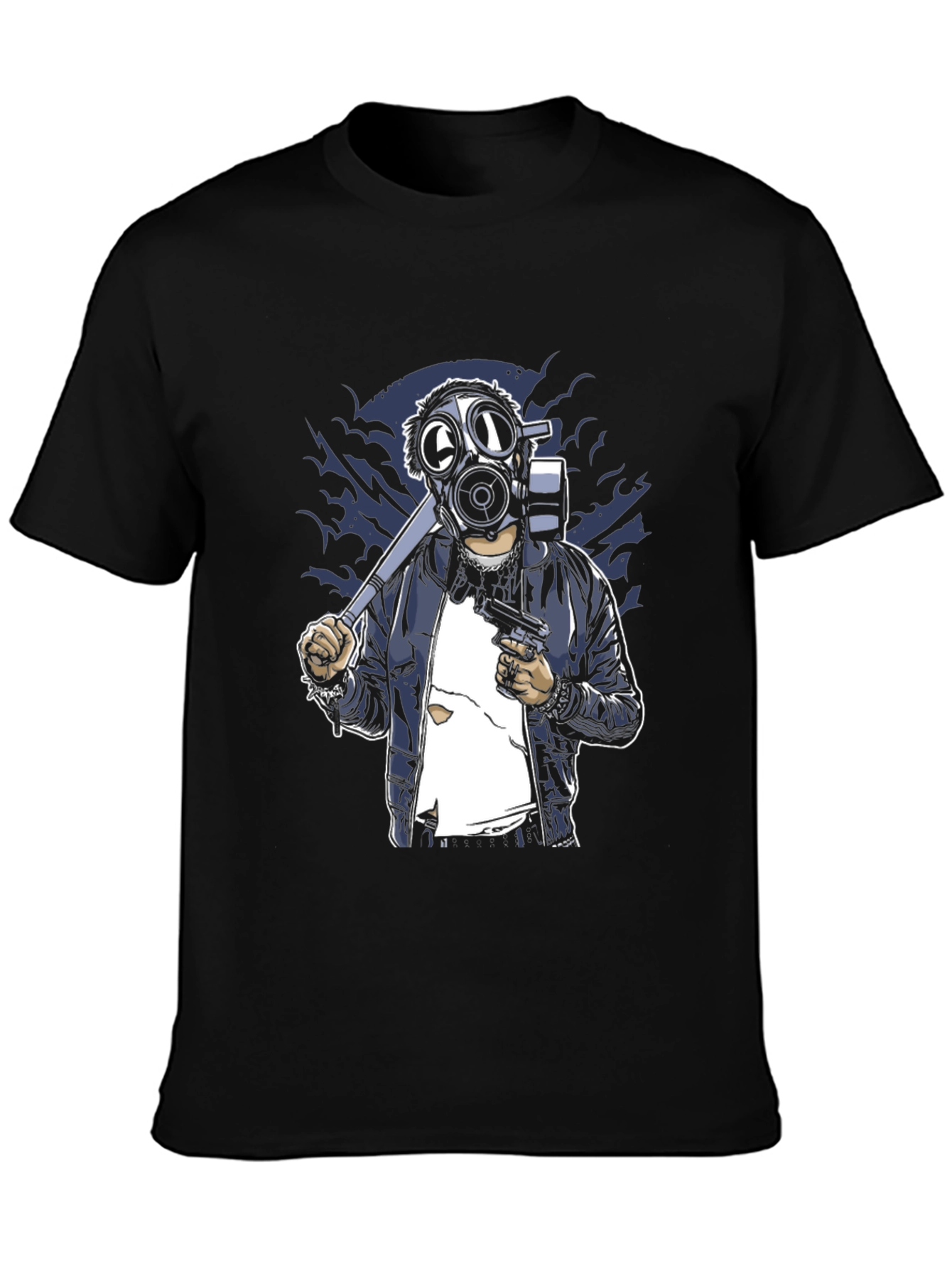 Gas Mask Graphic Tee - Unique Streetwear Style