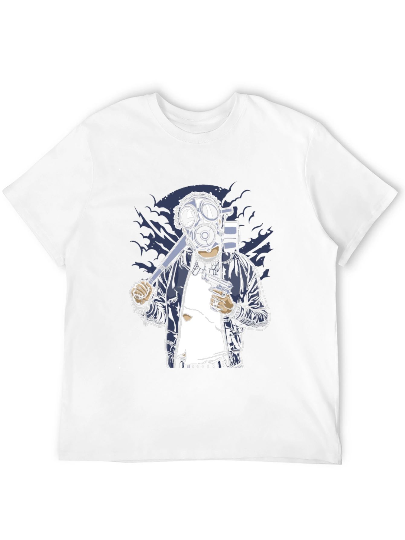 Gas Mask Graphic Tee - Unique Streetwear Style