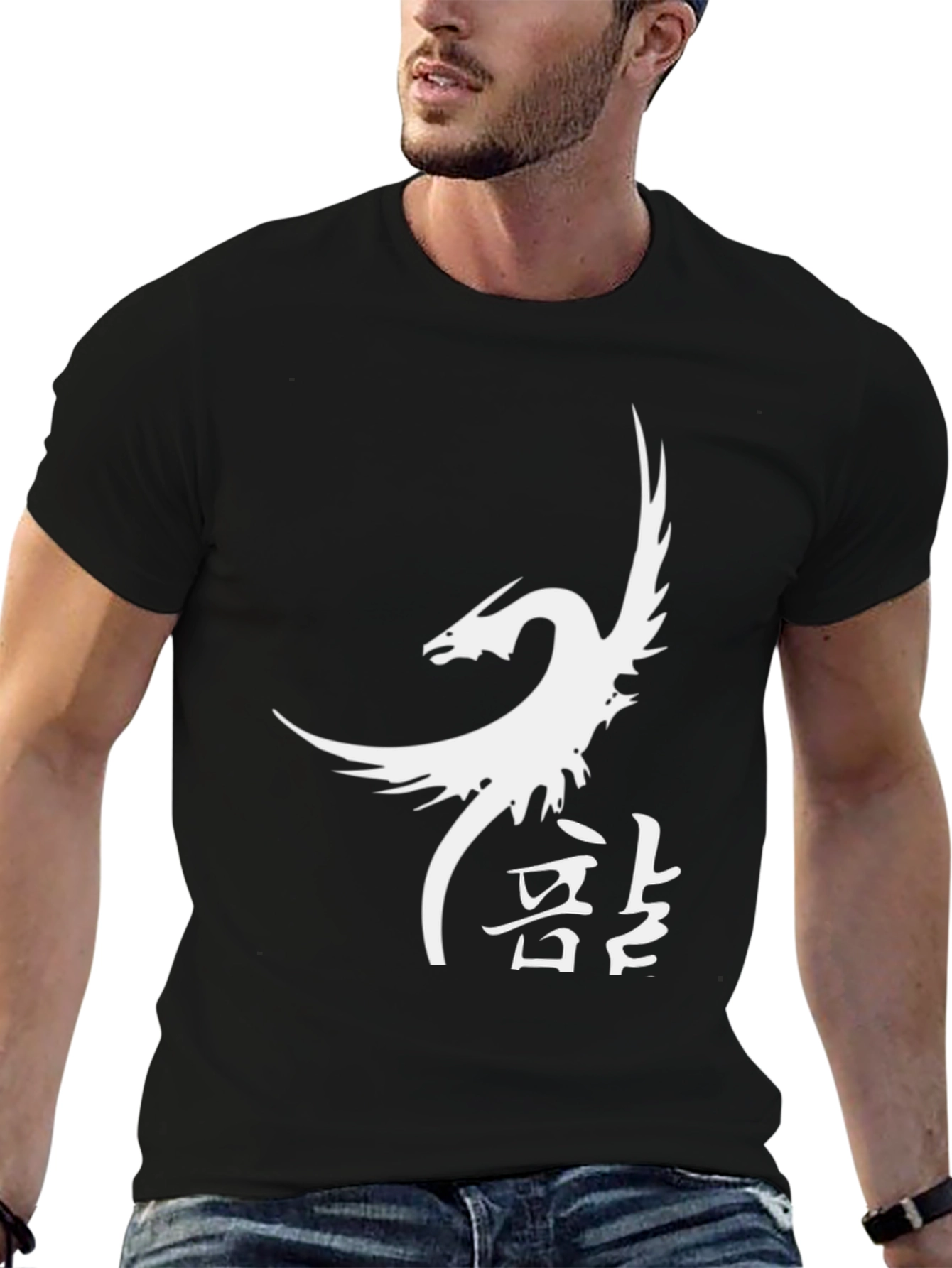 Phoenix Graphic Tee - Mens Black T-Shirt