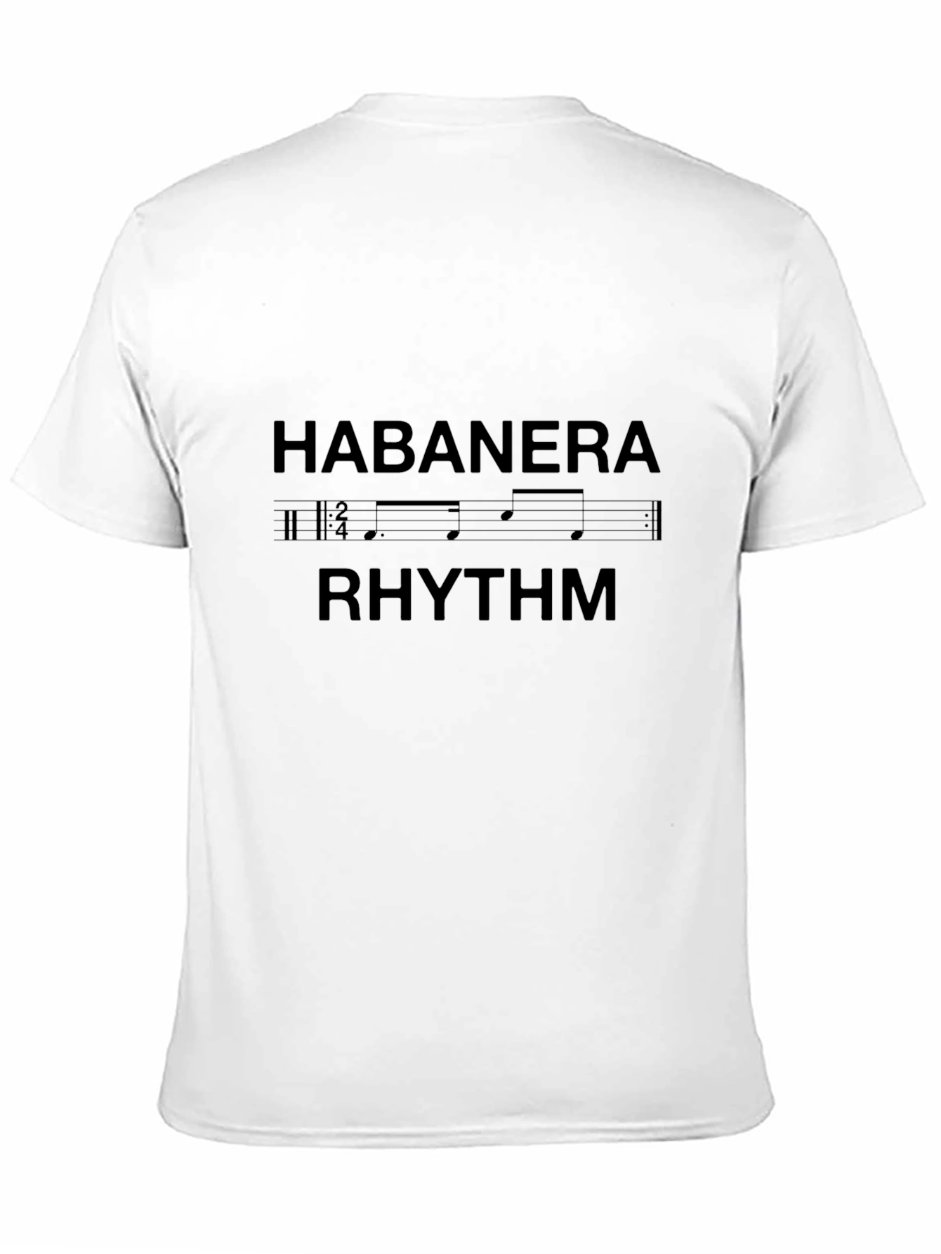 Habanera Rhythm Music T-Shirt - Classic Design