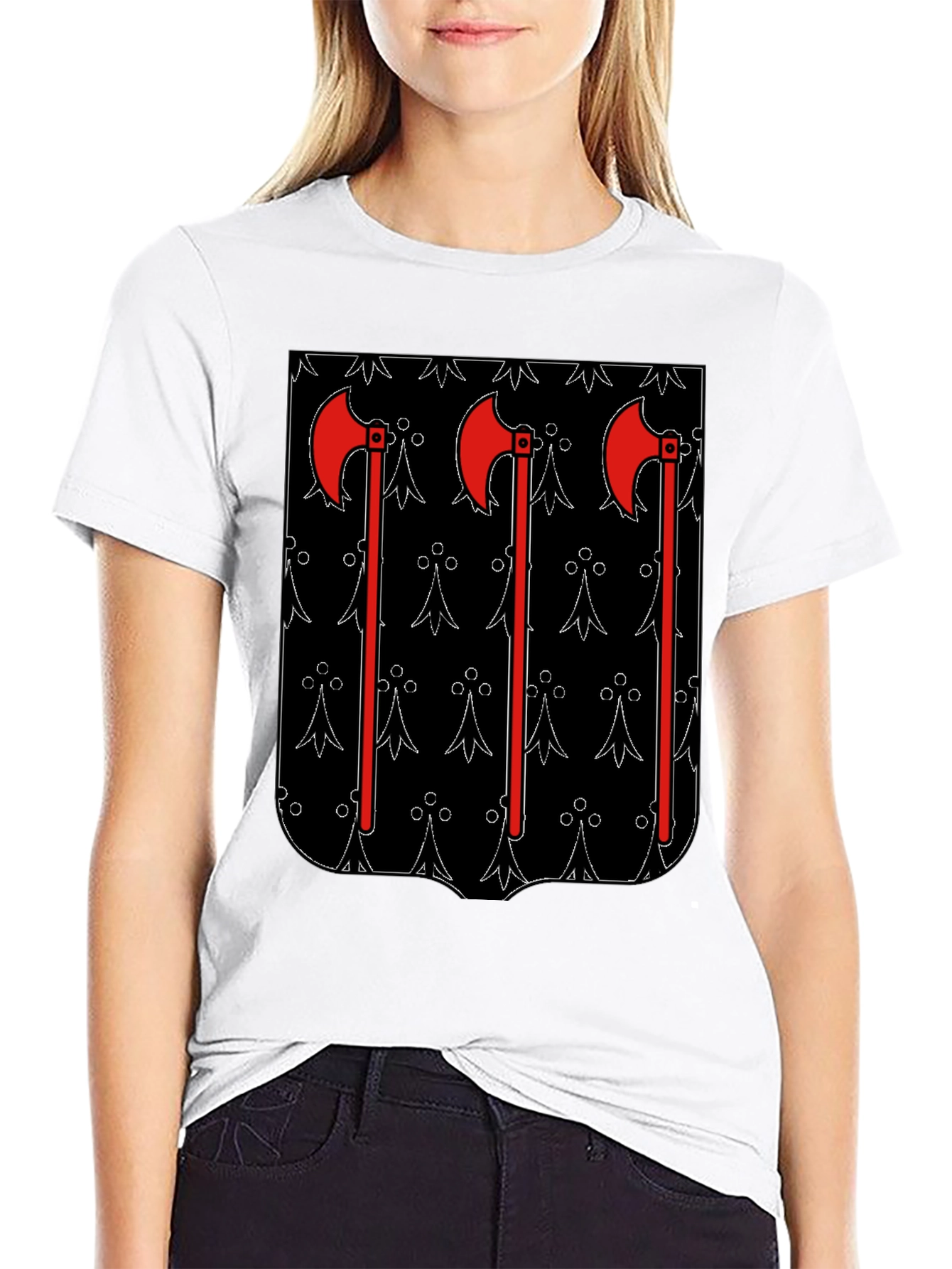 Brittany Axes T-Shirt - Black