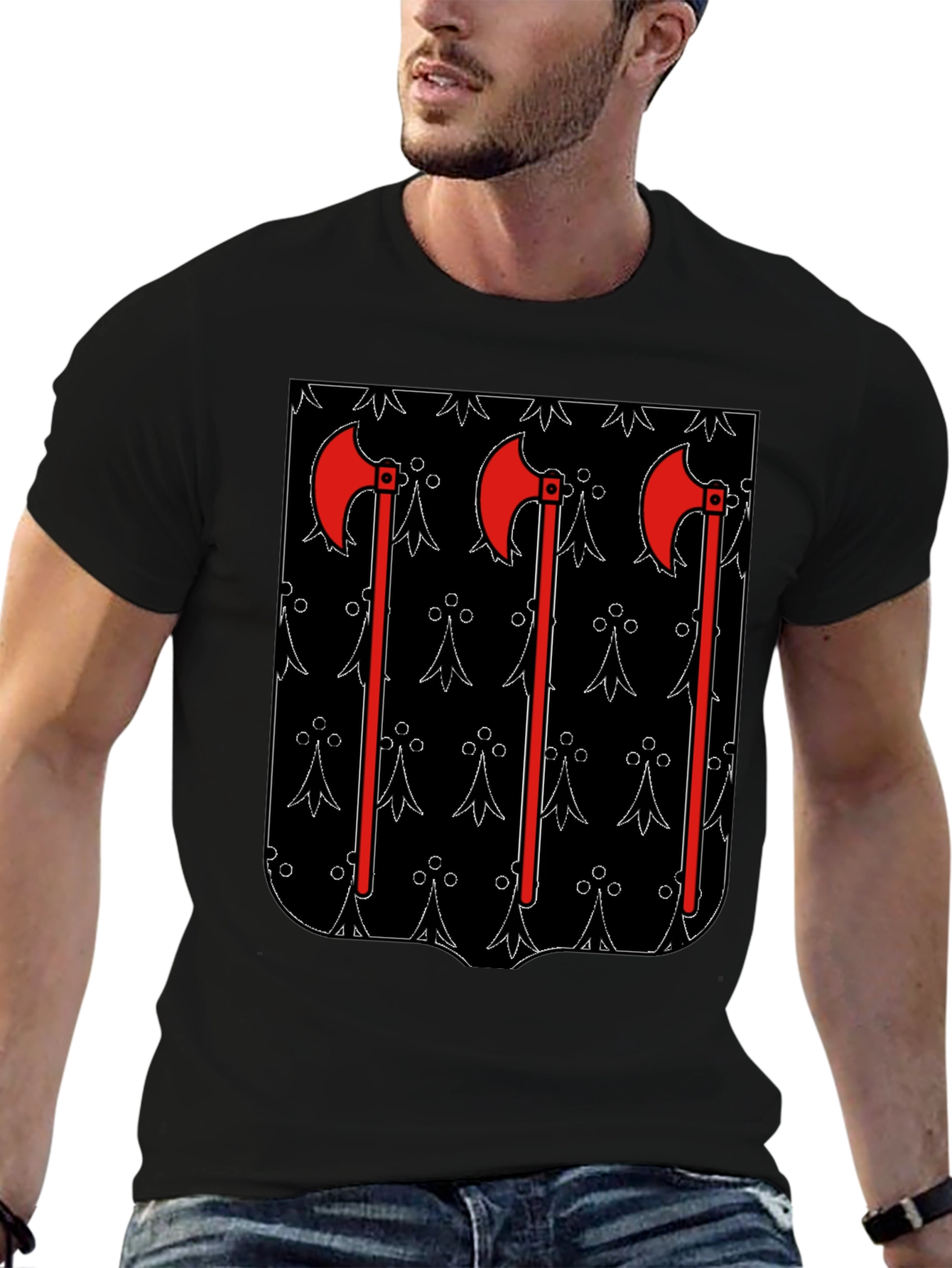 Brittany Axes T-Shirt - Black