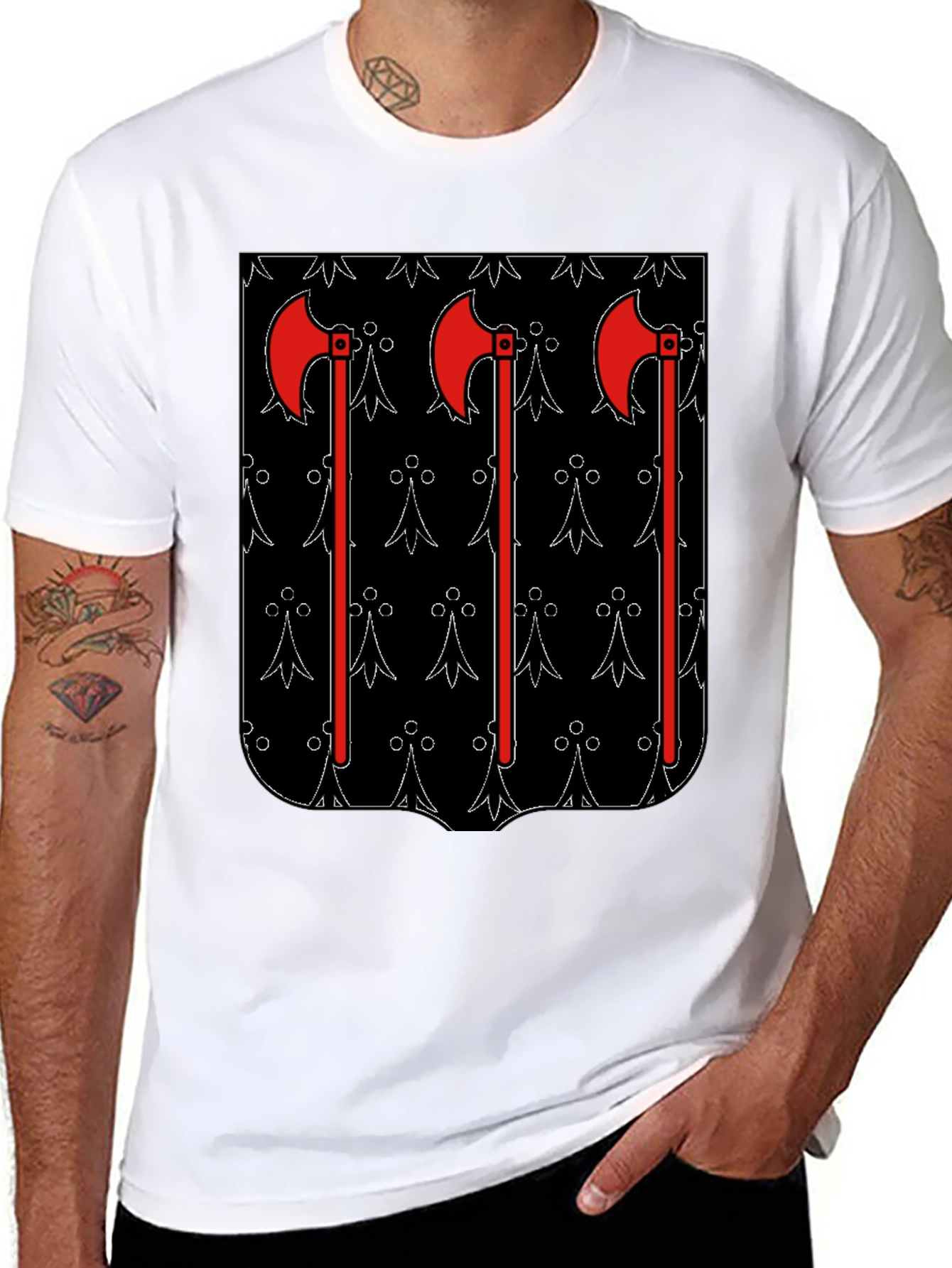 Brittany Axes T-Shirt - Black