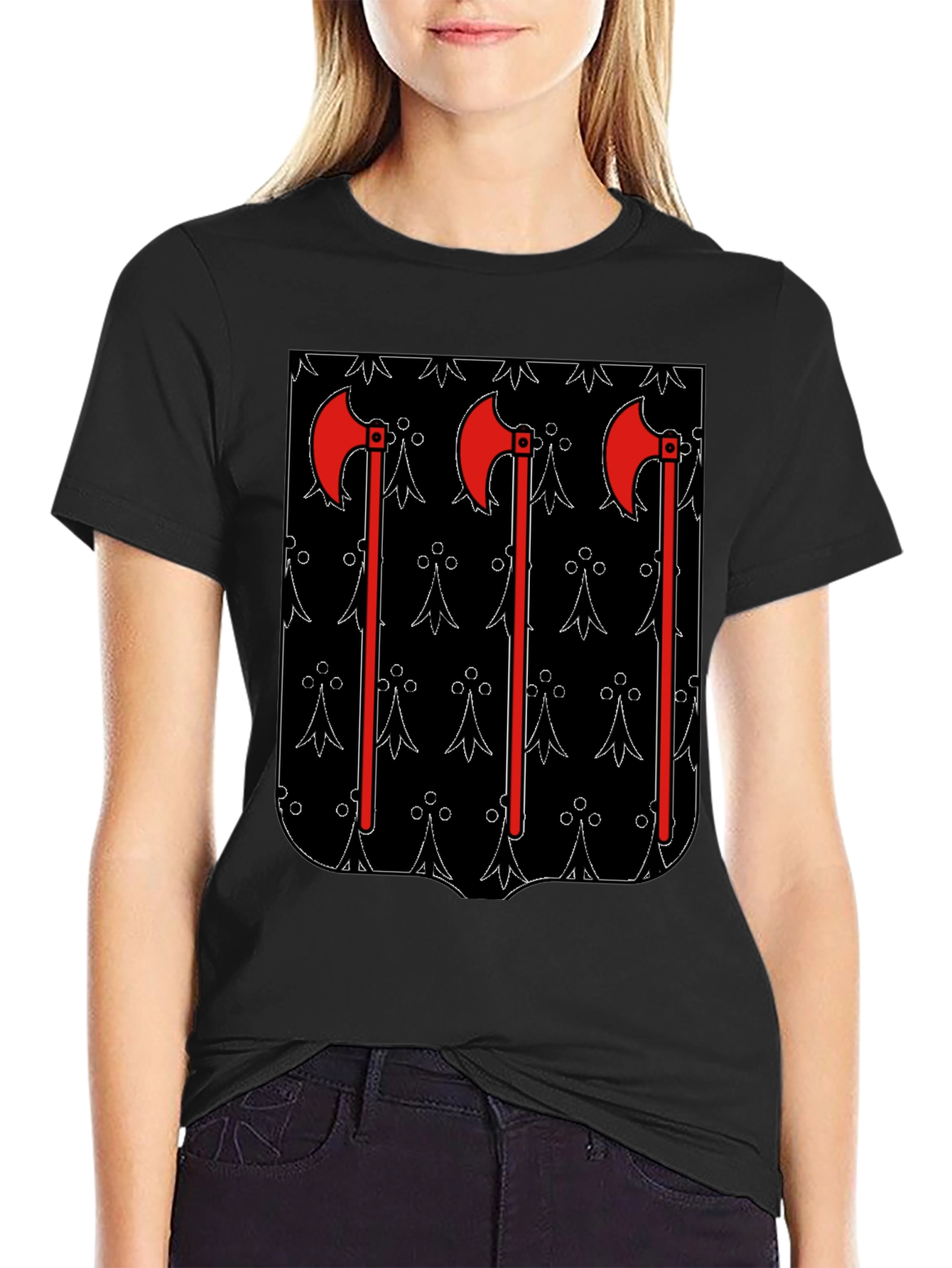 Brittany Axes T-Shirt - Black