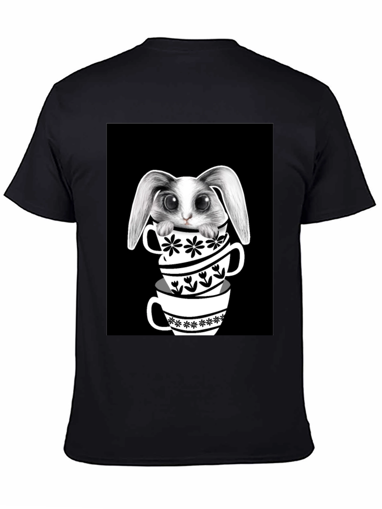 Rabbit in Teacups Graphic T-Shirt