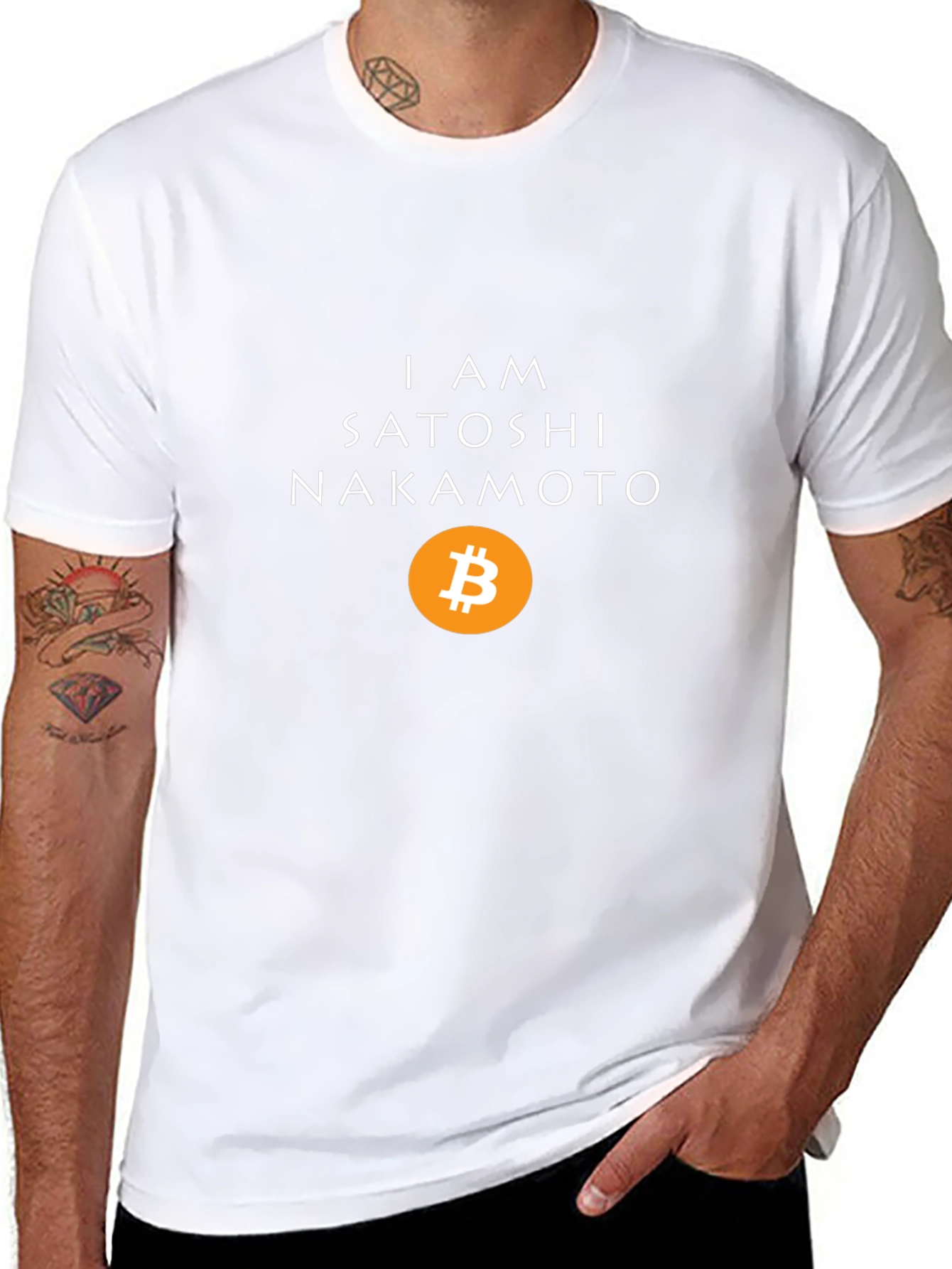 I AM Satoshi Nakamoto Bitcoin Crypto T-Shirt