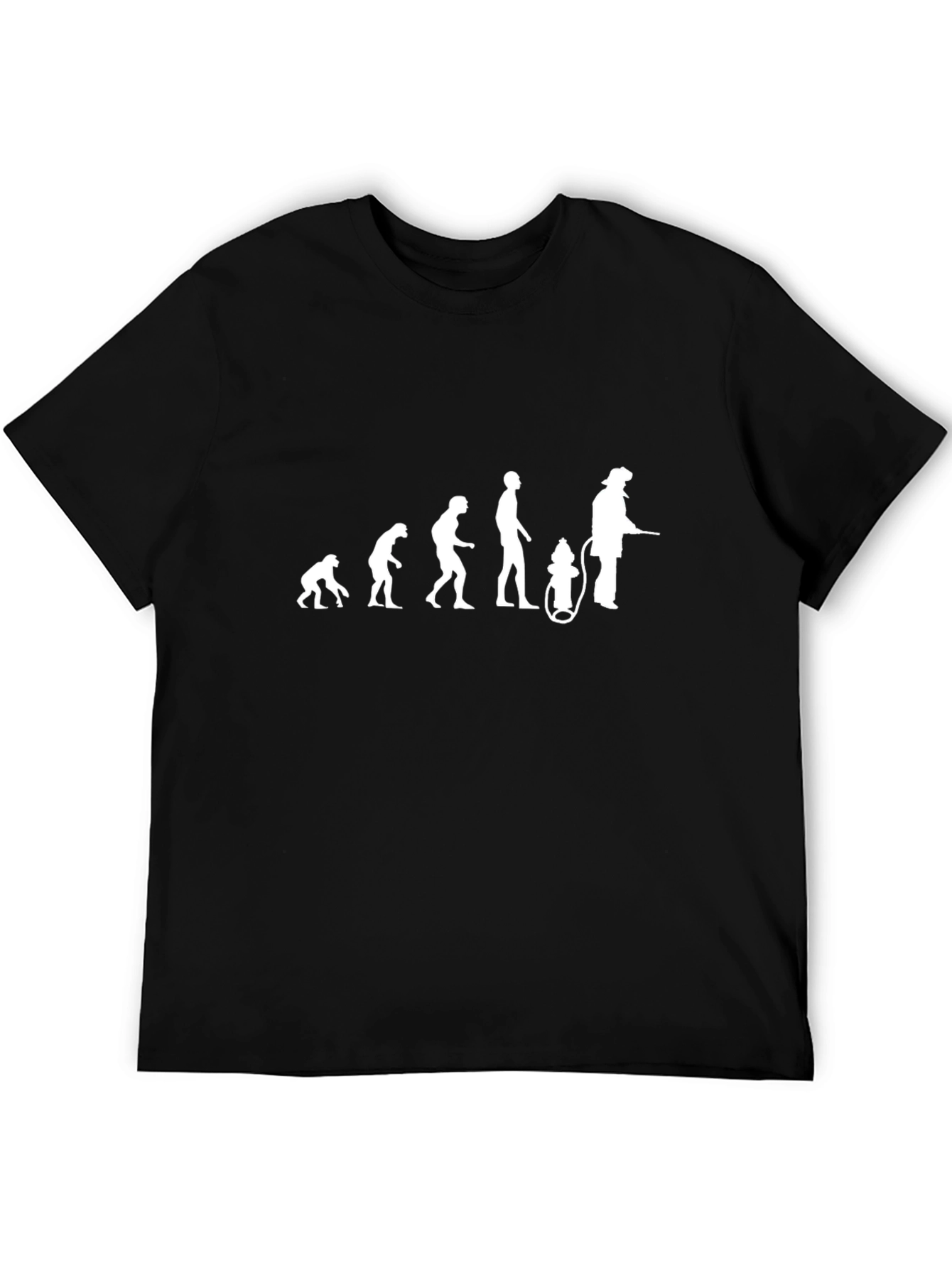 Firefighter Evolution Graphic T-Shirt - Black