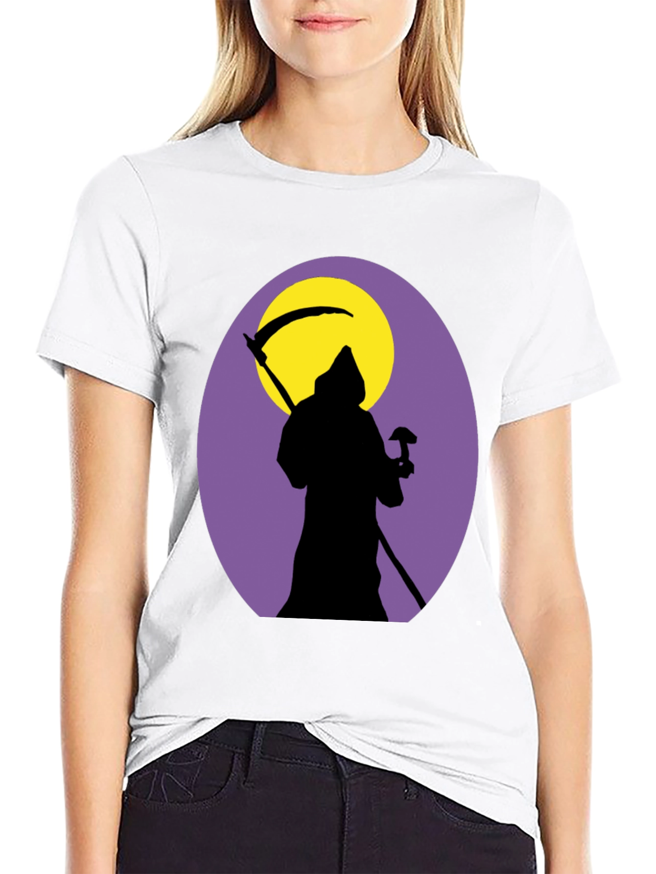 Grim Reaper Graphic T-Shirt - Dark Humor Tee