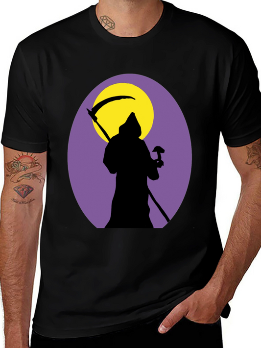 Grim Reaper Graphic T-Shirt - Dark Humor Tee