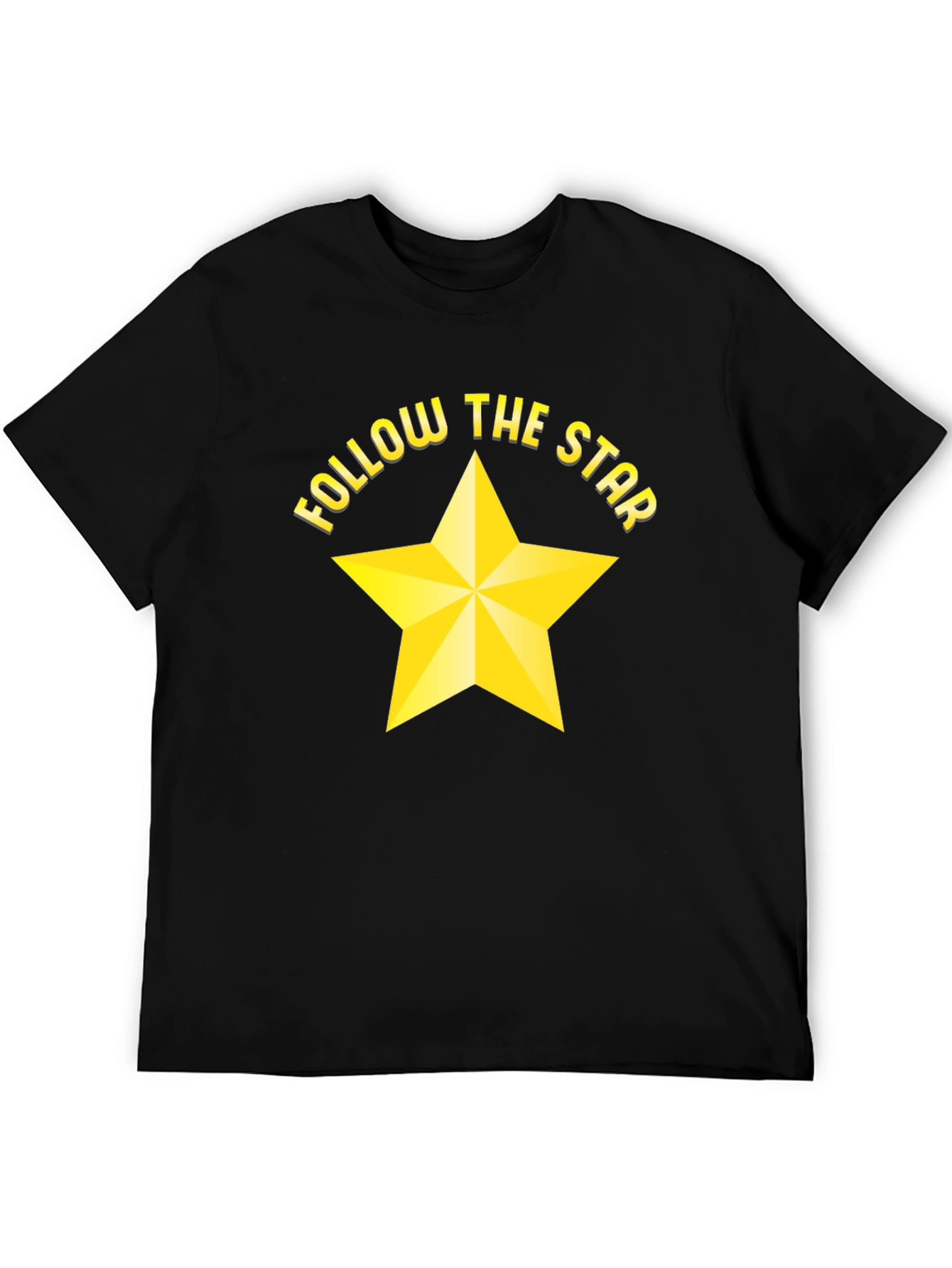 Follow the Star Black Graphic Tee