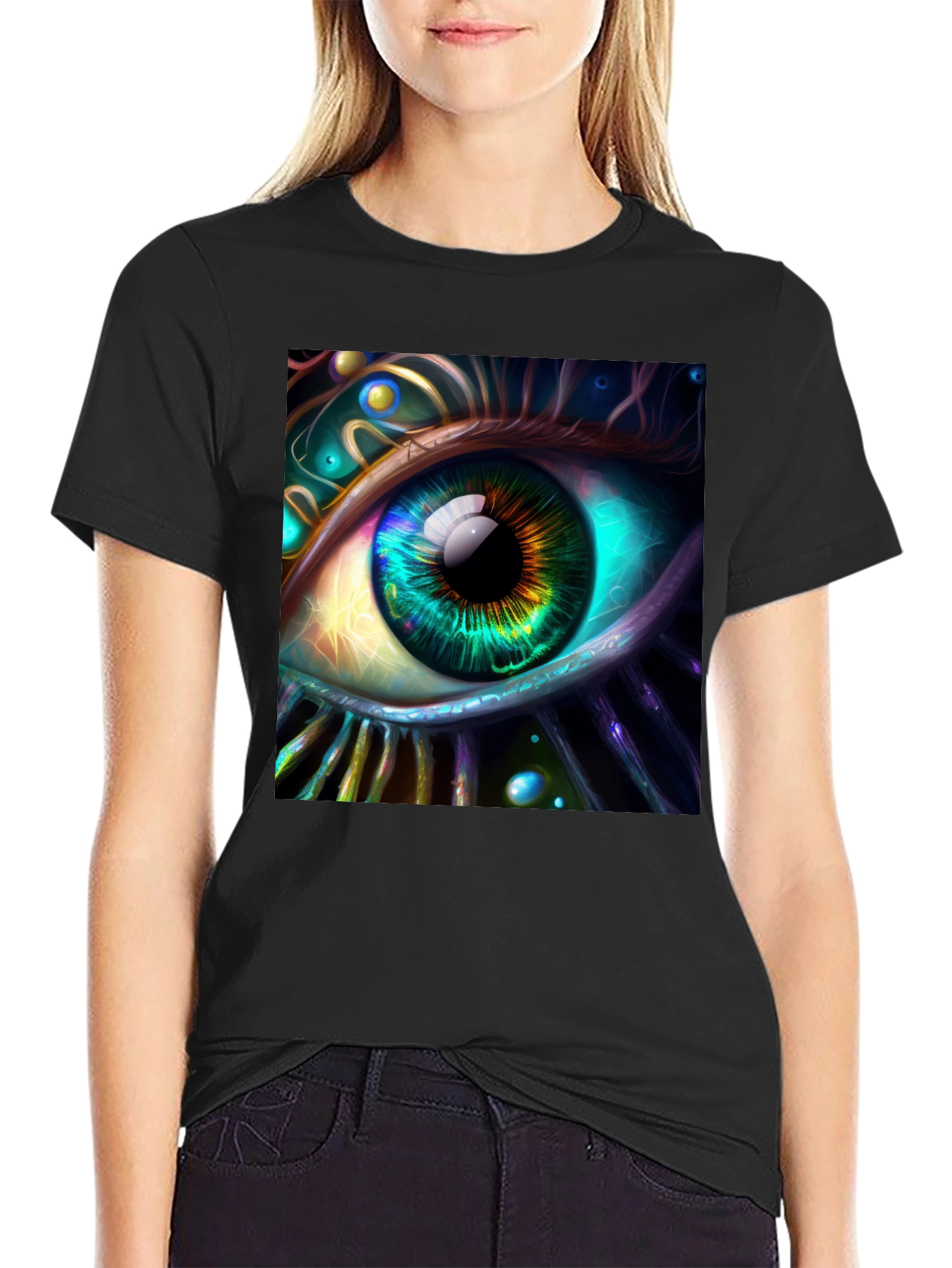 Eye See You Graphic Tee - Vivid Art T-Shirt