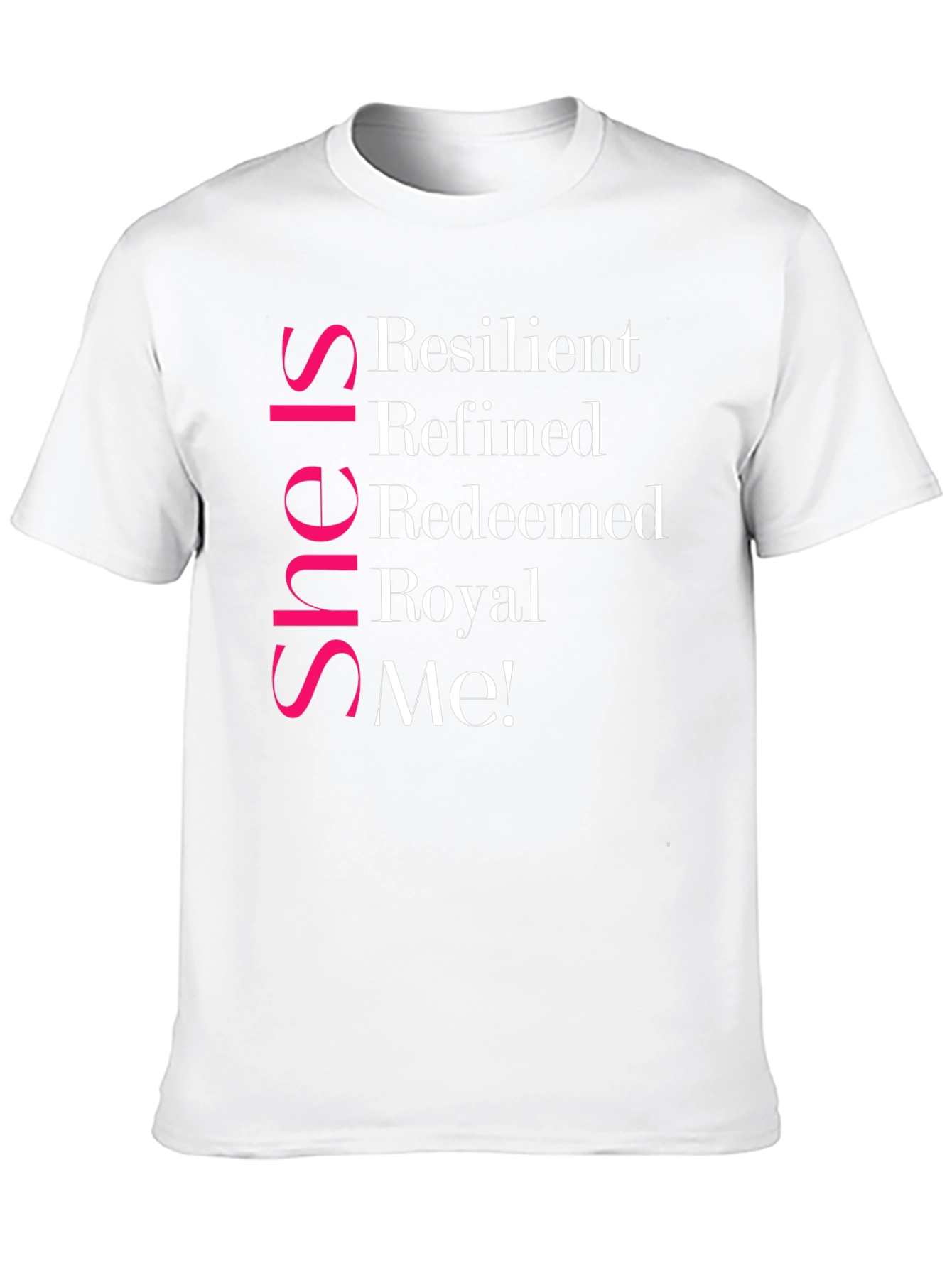 She Is Resilient T-Shirt - Black
