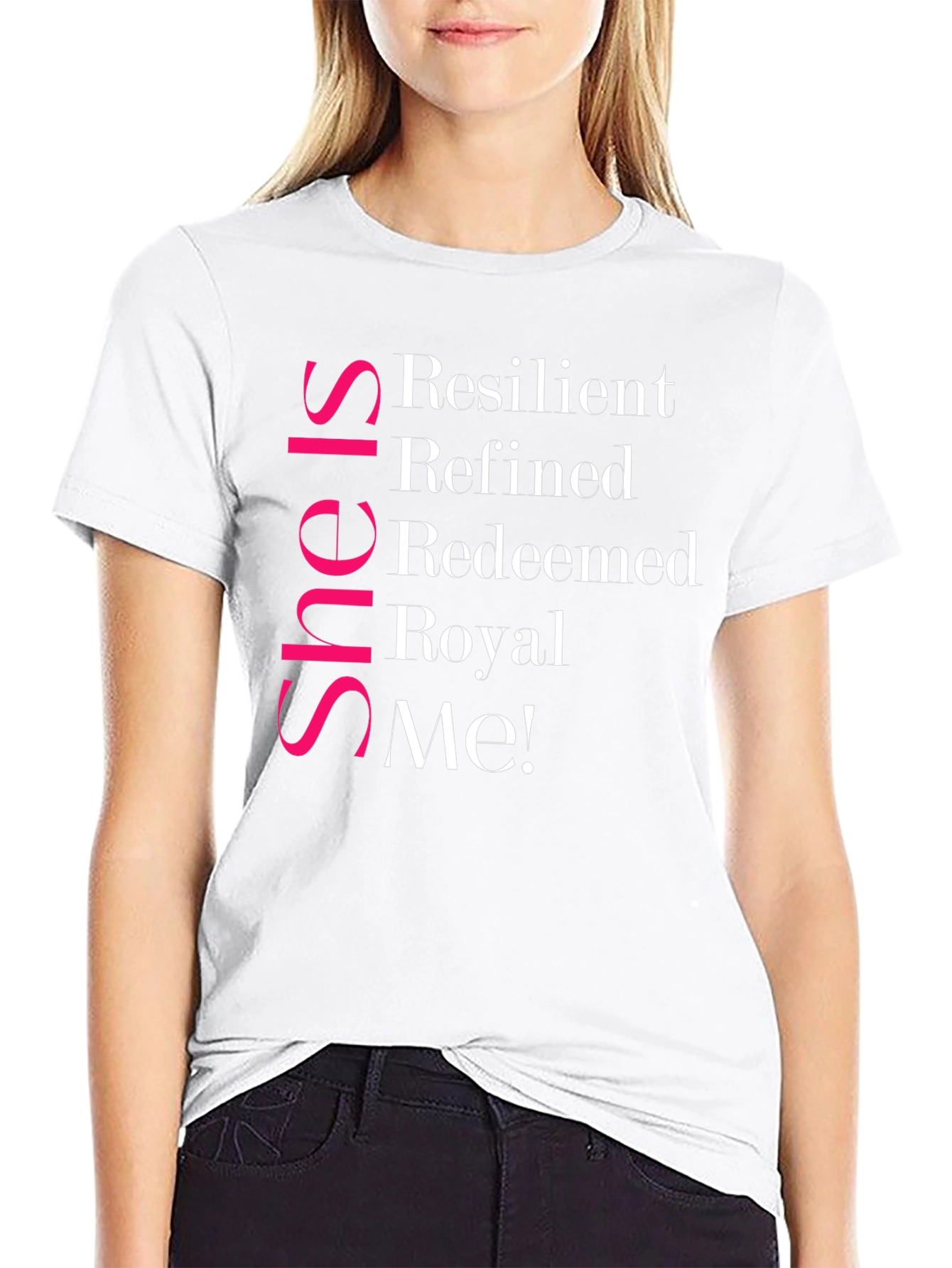 She Is Resilient T-Shirt - Black