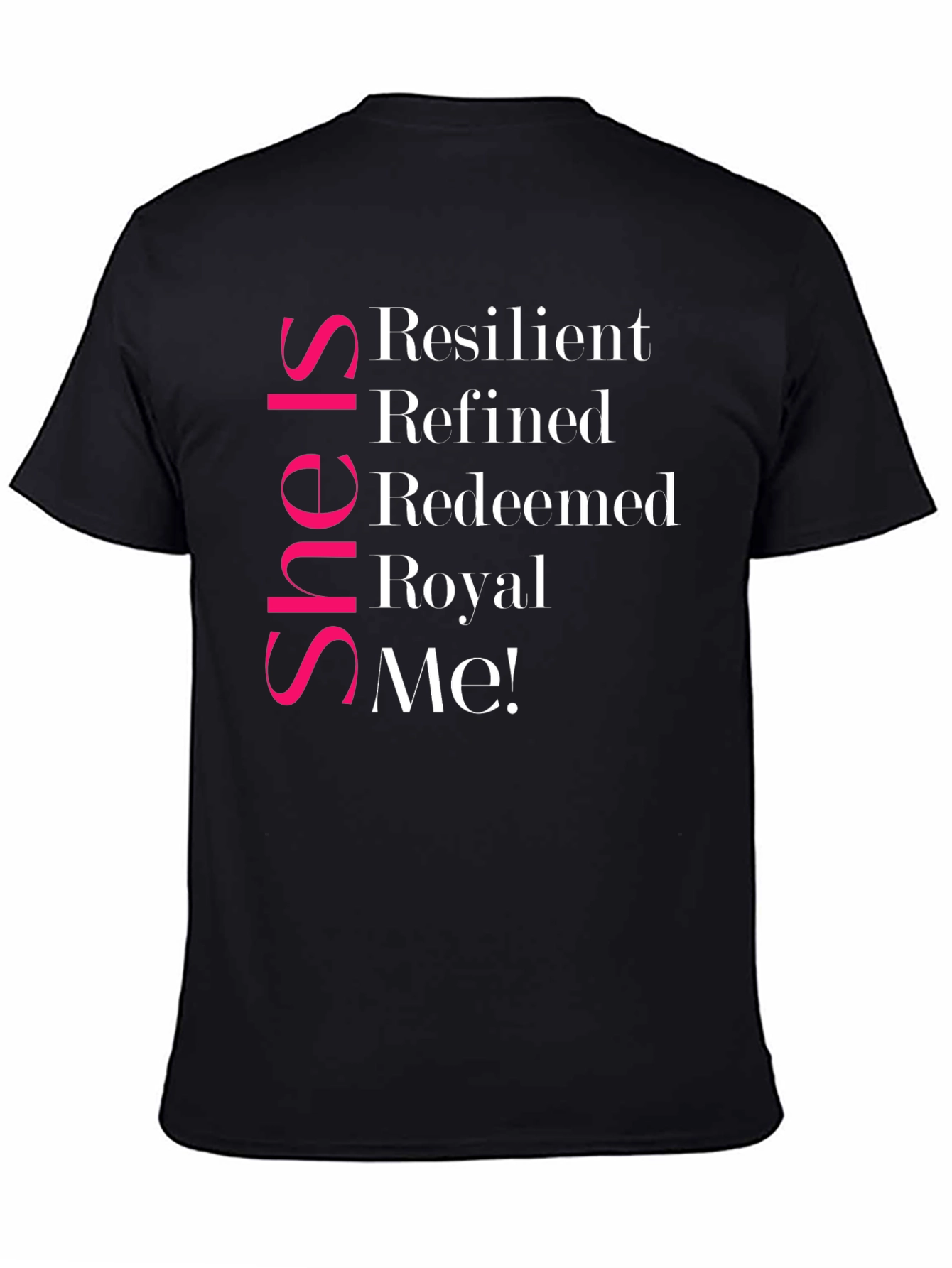 She Is Resilient T-Shirt - Black