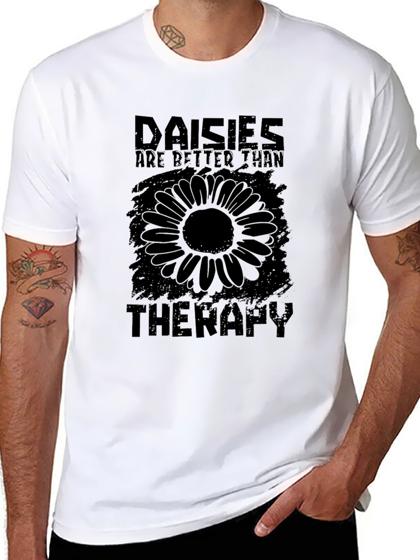 Daisies Are Better Than Therapy T-Shirt