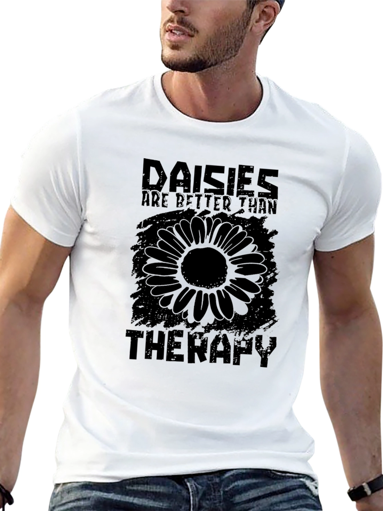 Daisies Are Better Than Therapy T-Shirt