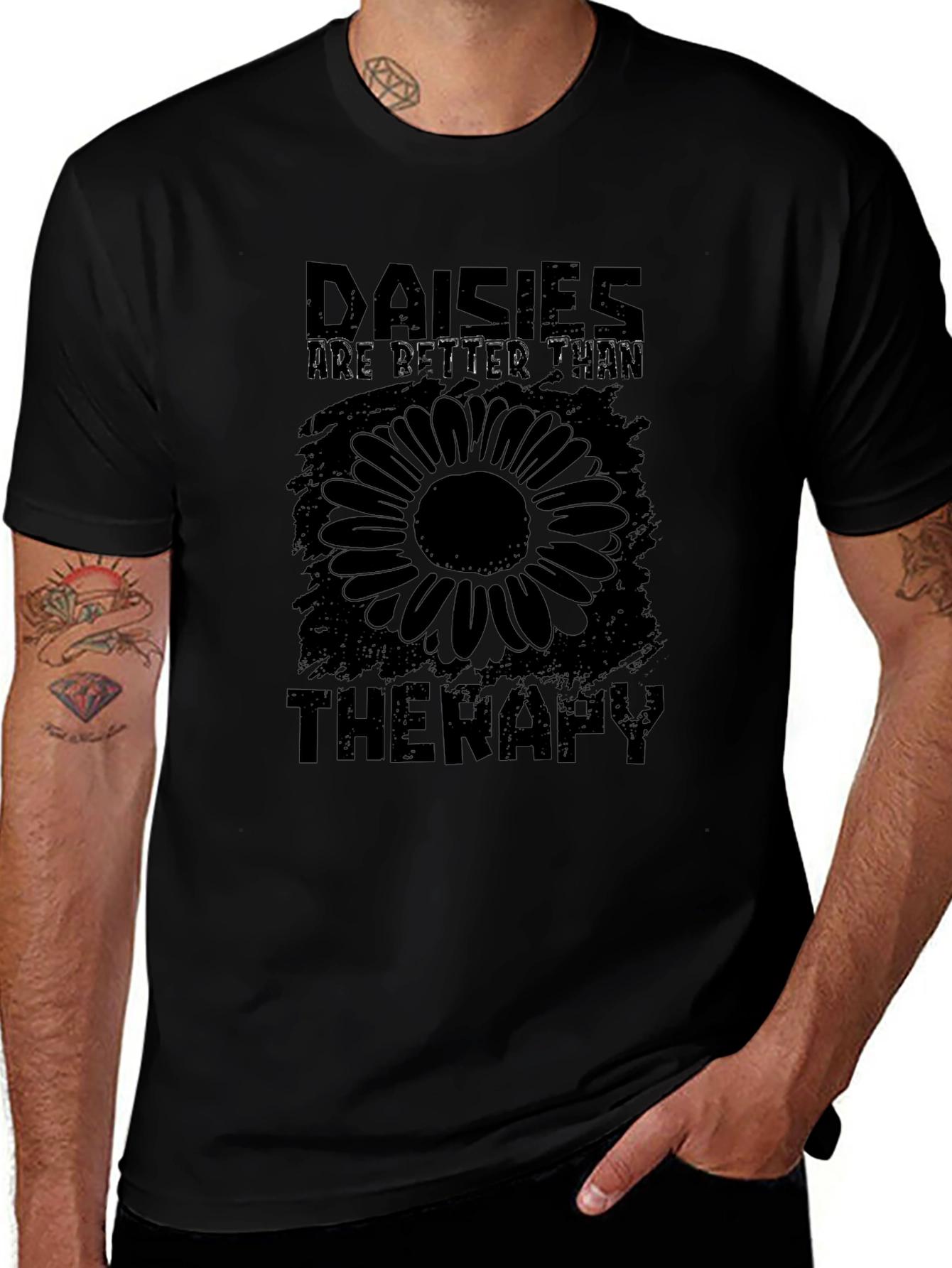 Daisies Are Better Than Therapy T-Shirt