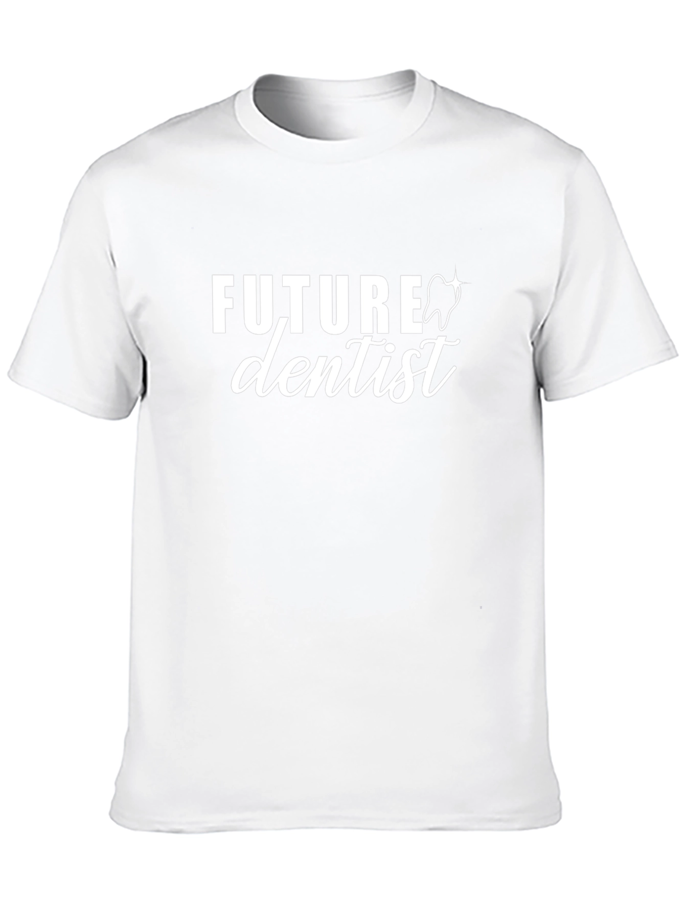 Future Dentist Graphic T-Shirt - Black Cotton Tee