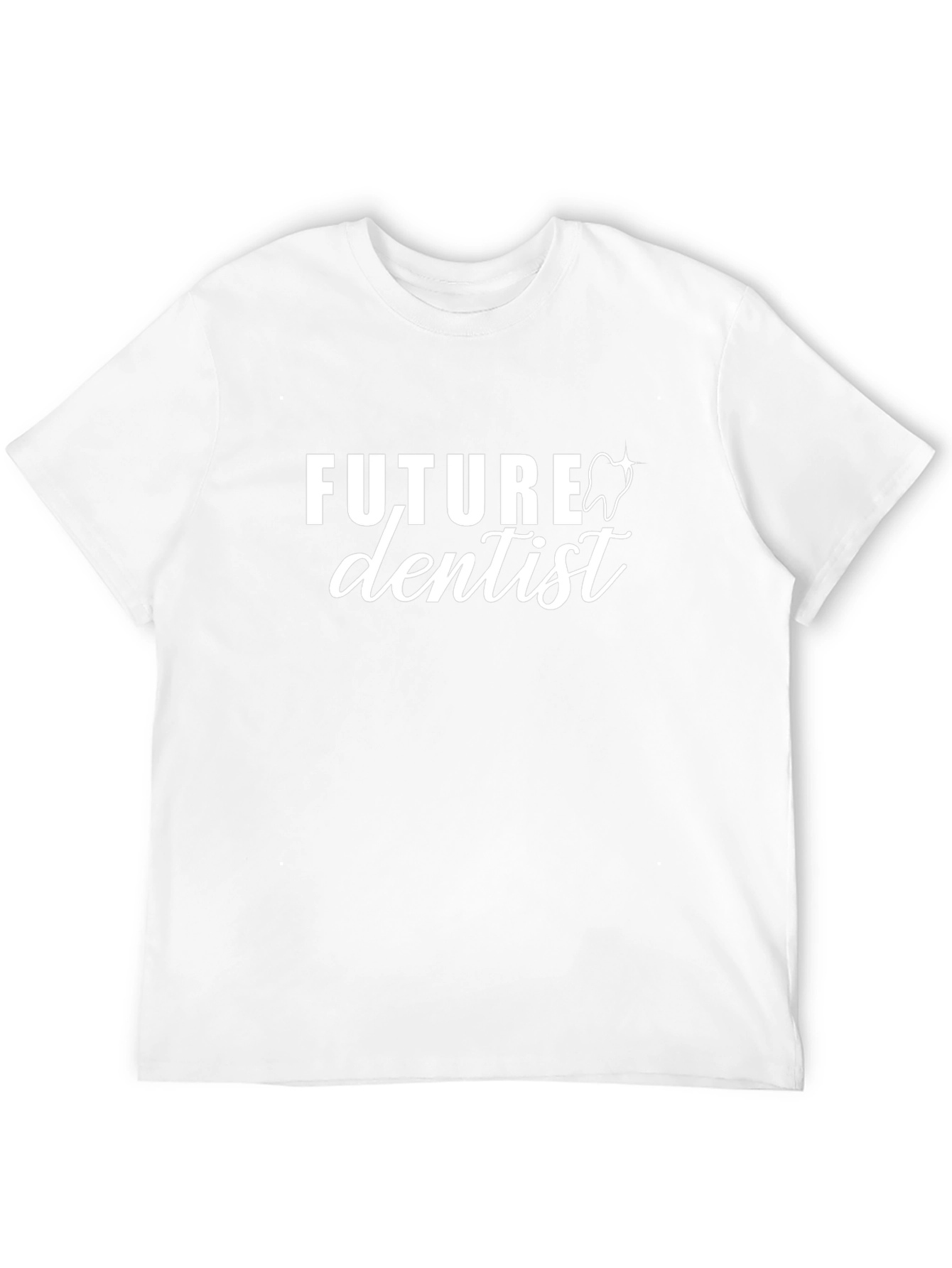 Future Dentist Graphic T-Shirt - Black Cotton Tee