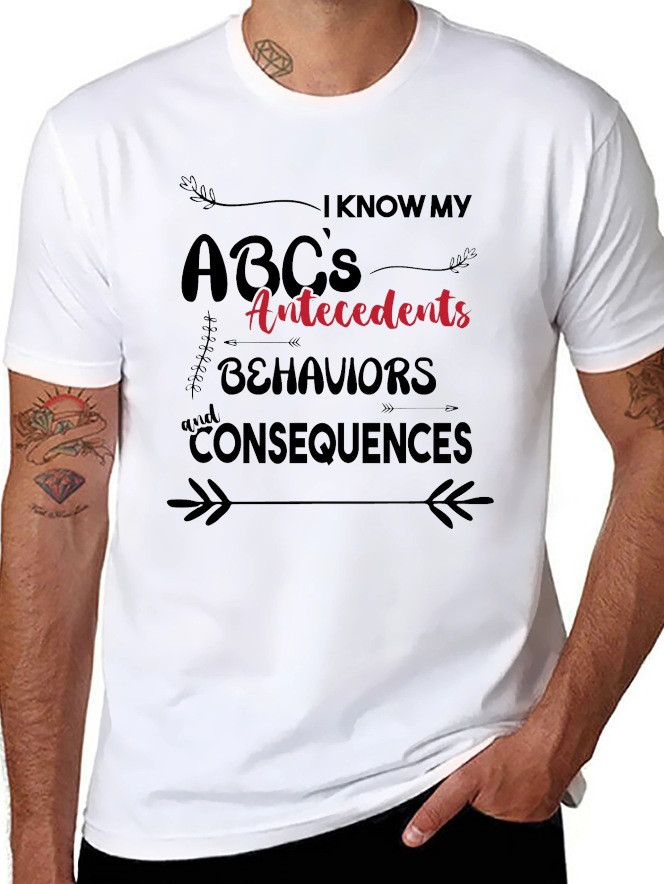 ABCs Antecedents Behaviors Consequences T-Shirt