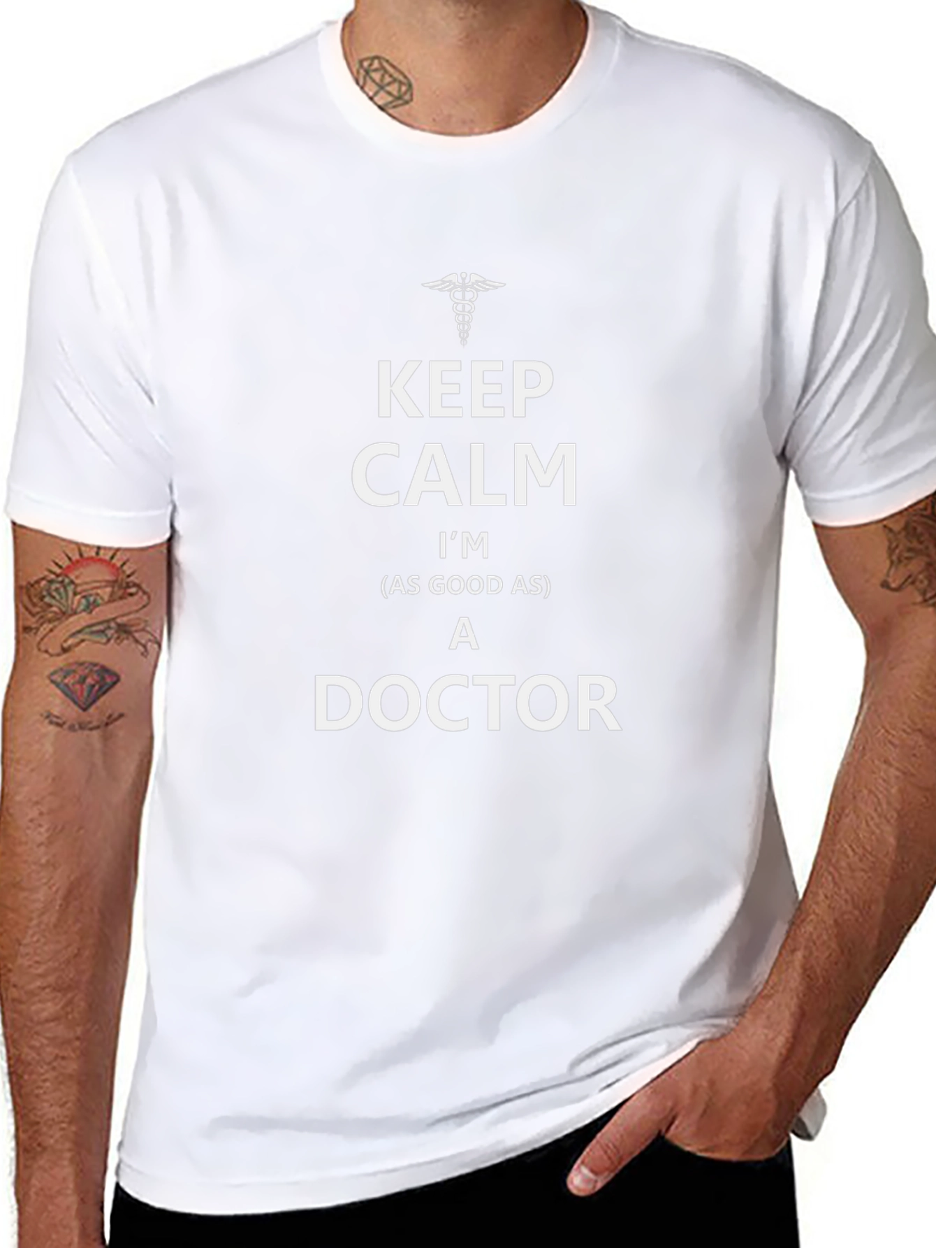 Keep Calm Doctor T-Shirt - Funny Medical Tee